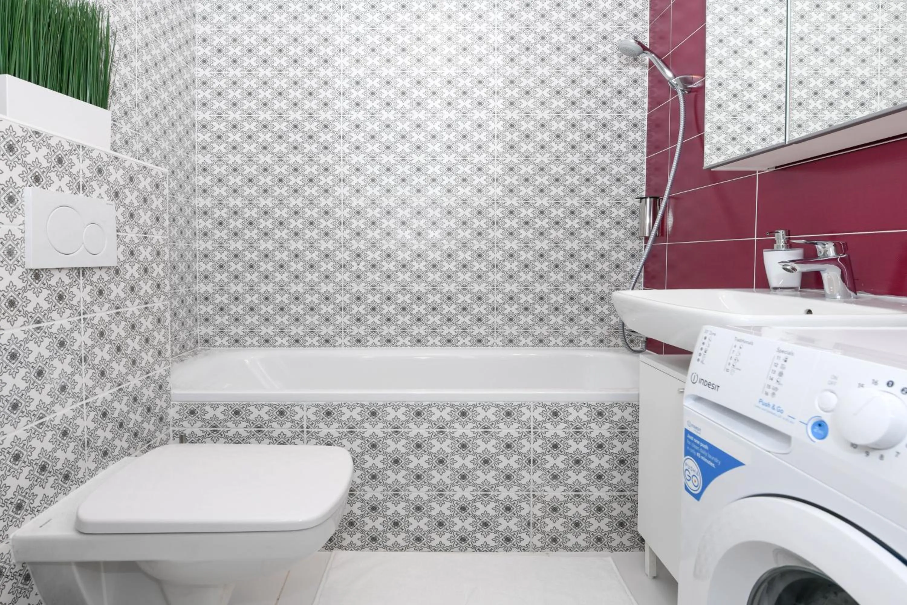 Shower in Elisabeth Downtown Apartments by FirstHost