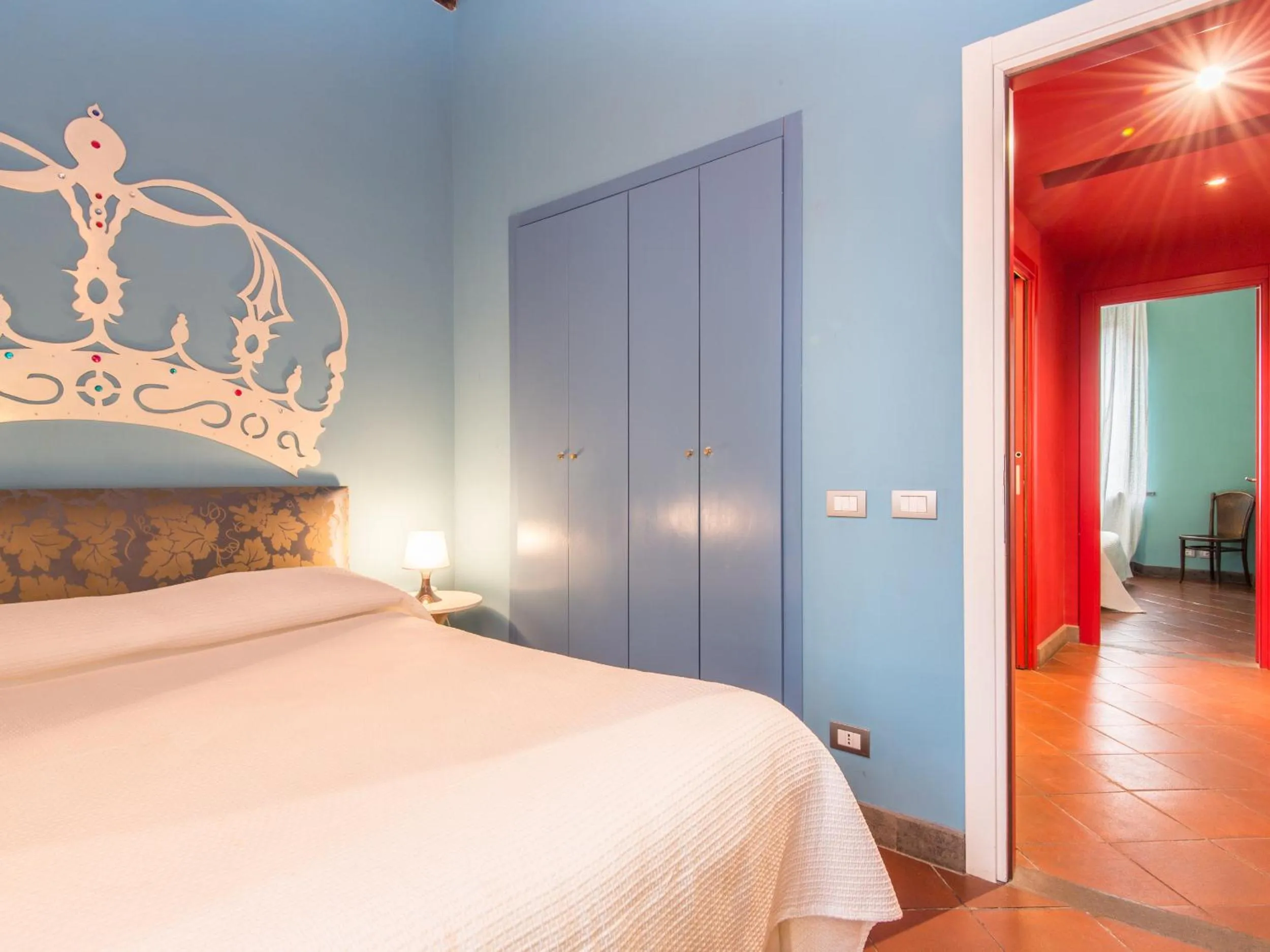 Bed in Campo de Fiori Luxury House