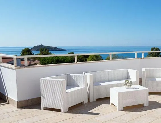 Balcony/Terrace in Hotel Parthenius Cirella di Diamante