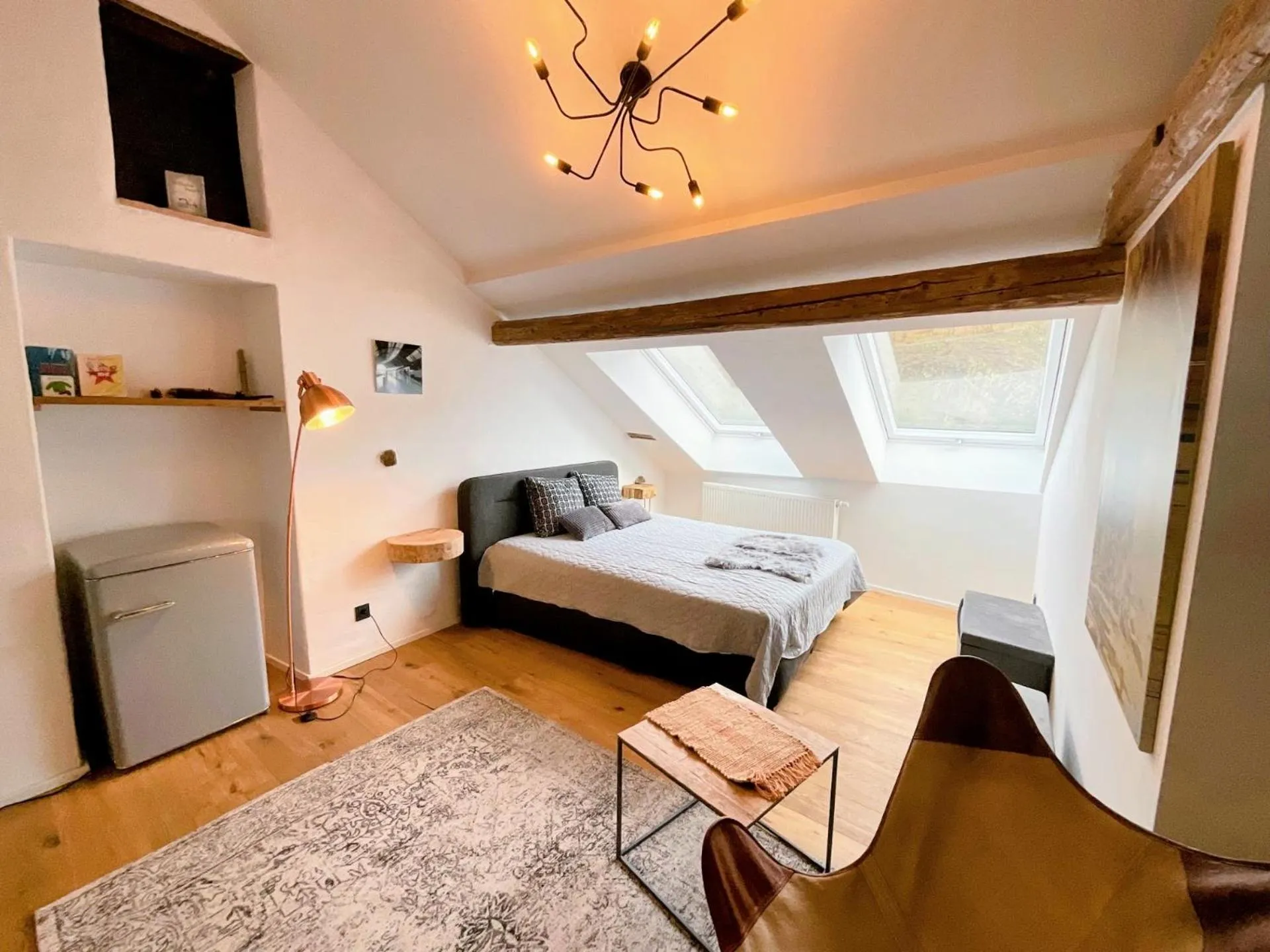 Bed in Saarschleifenlodge