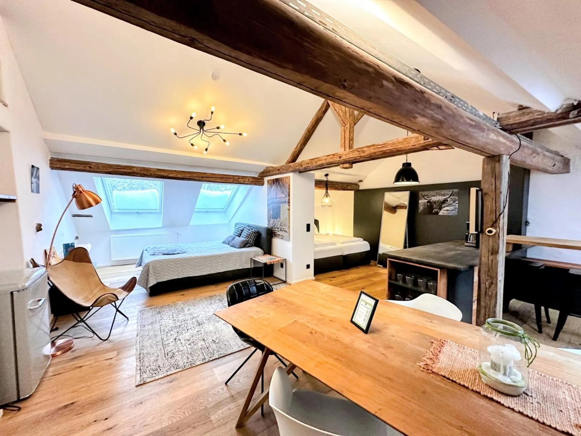 Bed in Saarschleifenlodge