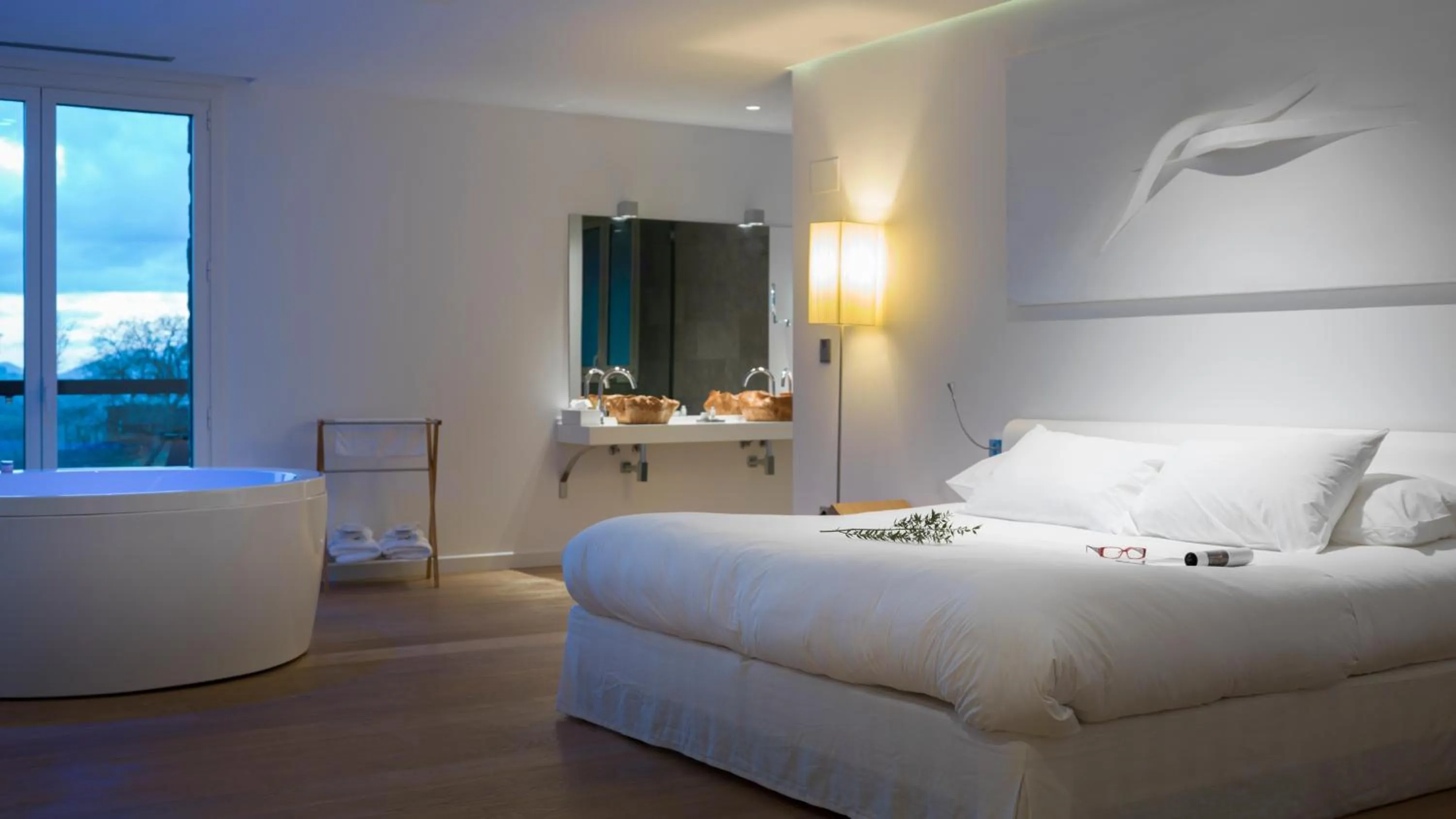 Bed in Arantza Hotela - Boutique Hotel "Adults Only"