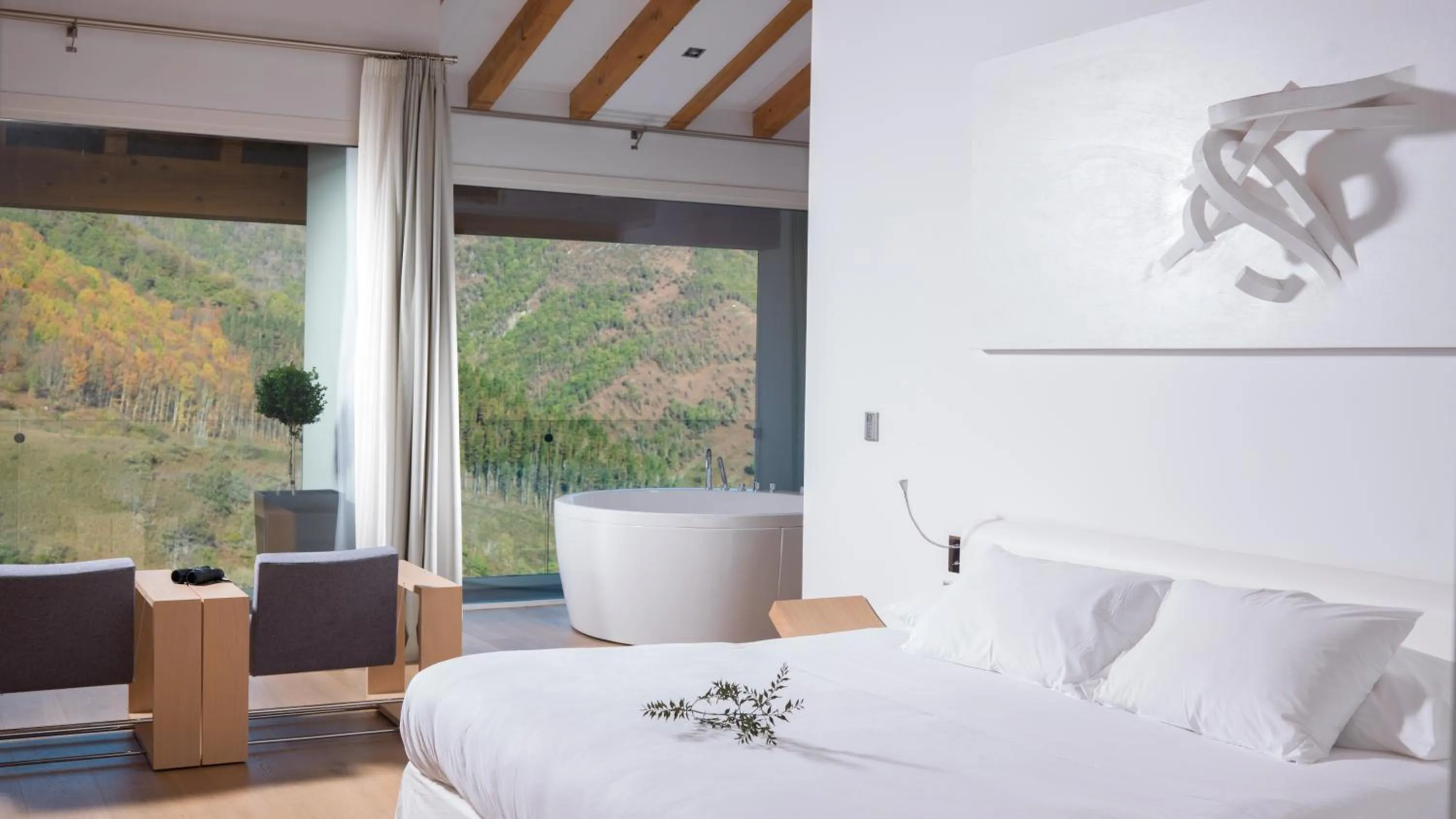 Bed in Arantza Hotela - Boutique Hotel "Adults Only"