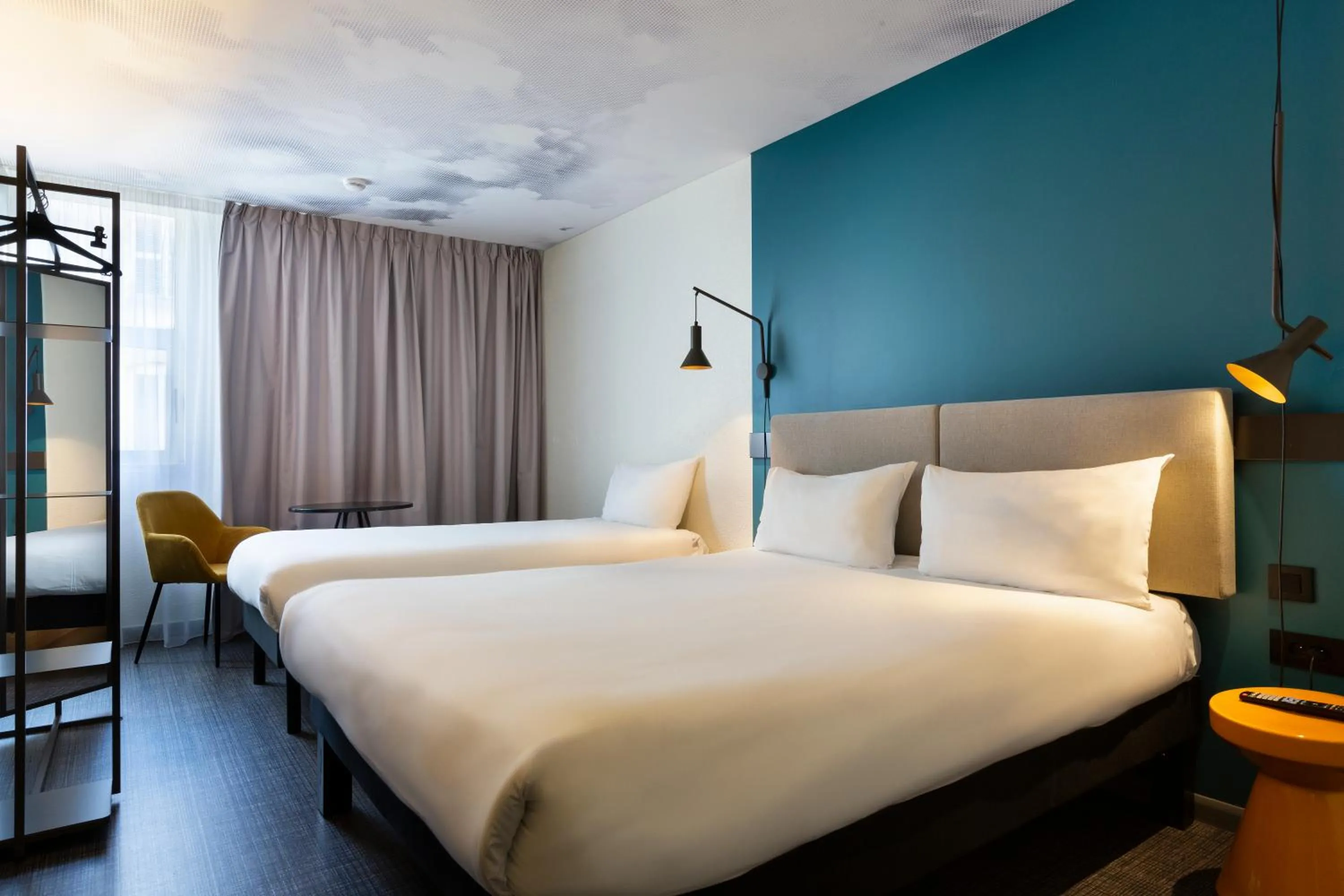 Bed in Ibis Marseille Centre Prefecture