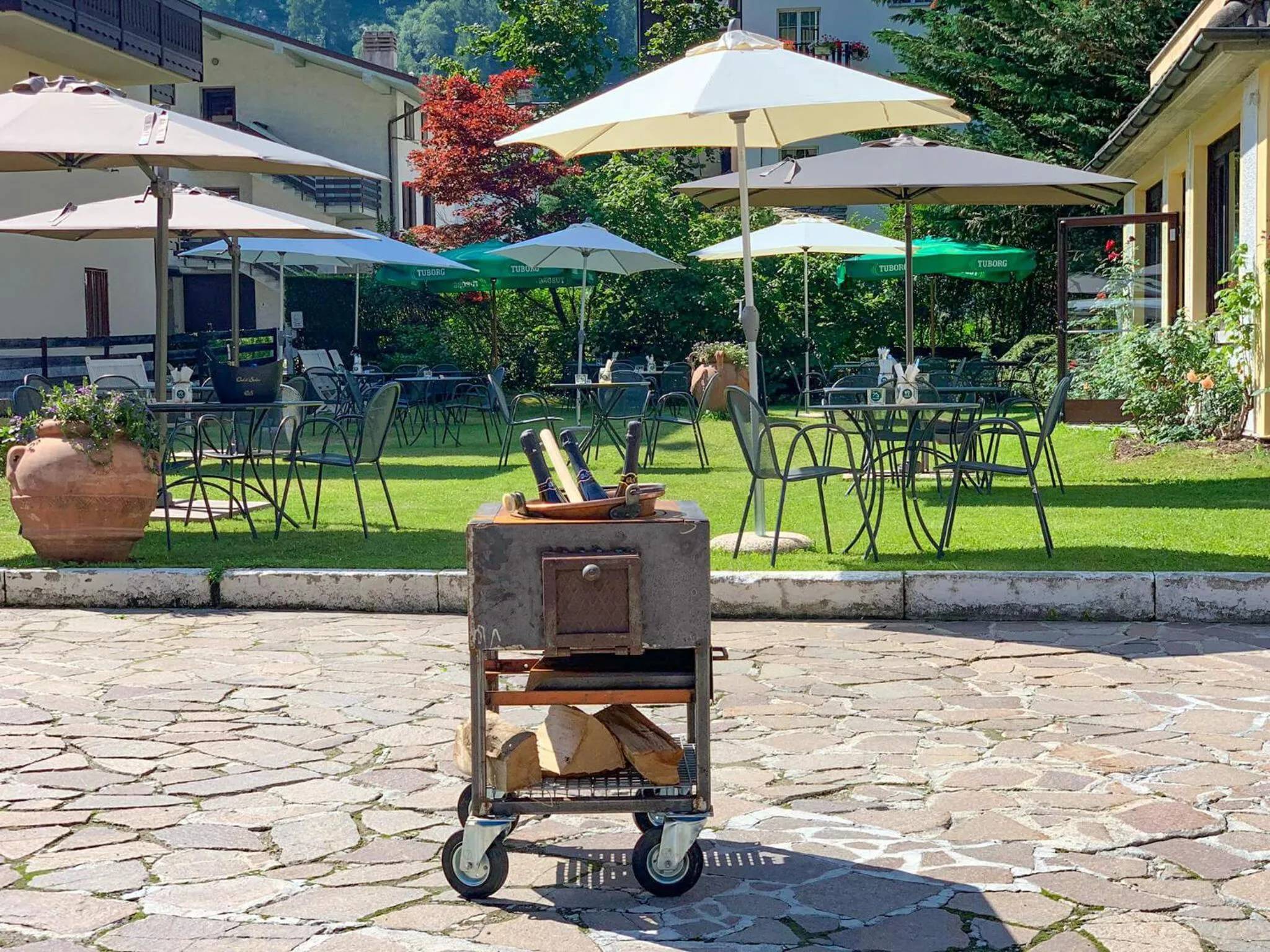 Garden in Hotel Posta