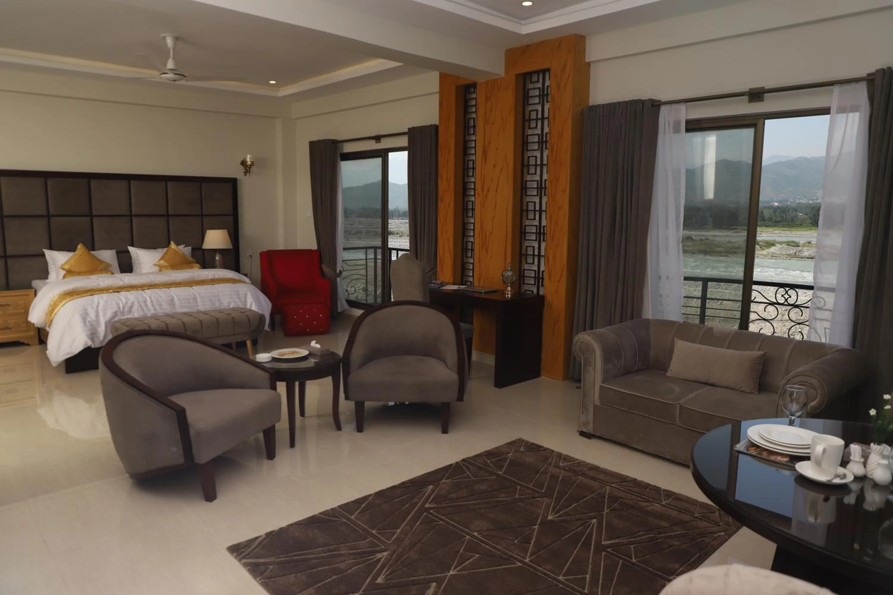 Photo of the whole room, Bed in Swat Palace Hotel By Northin