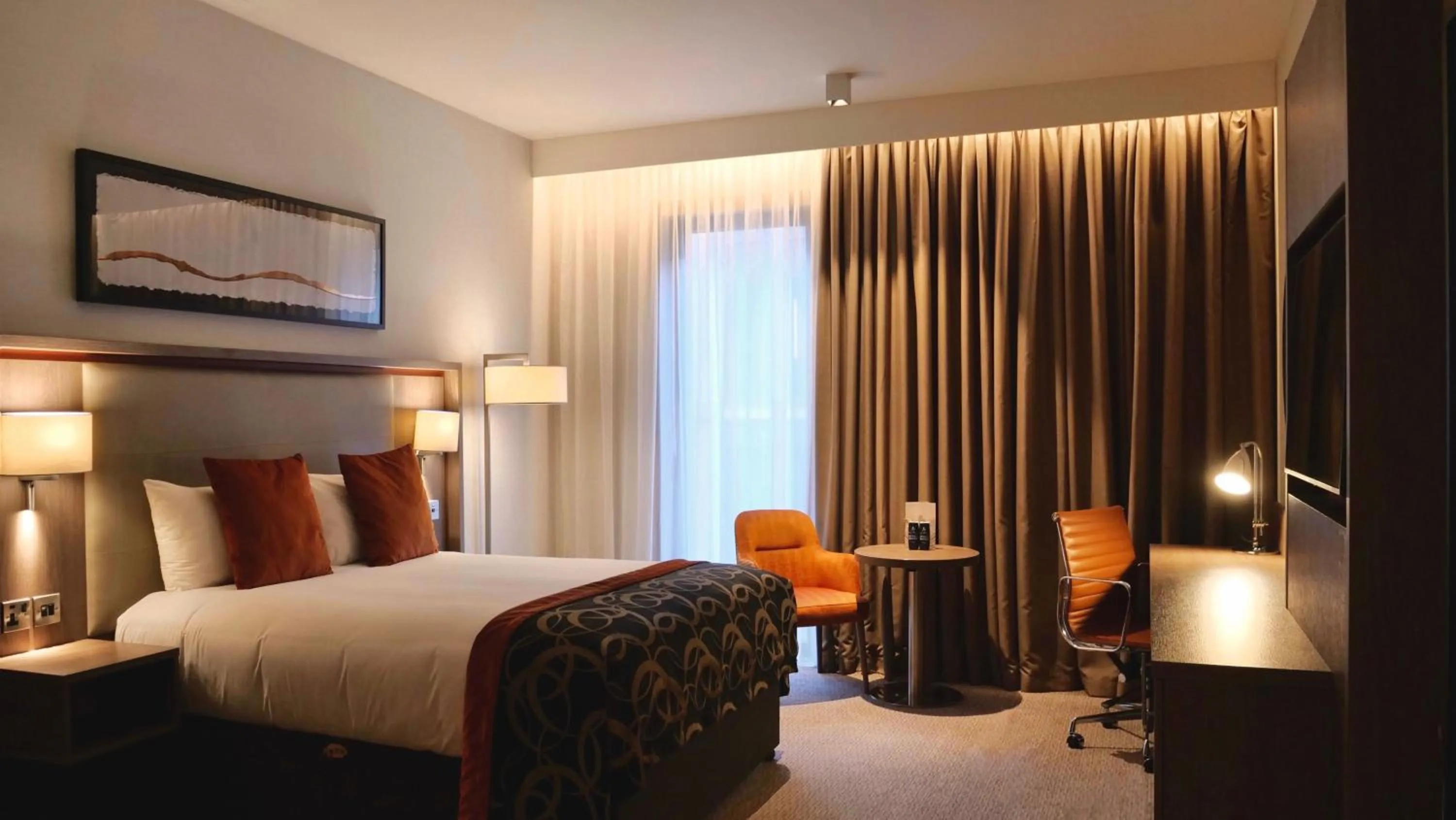 Bedroom, Bed in Clayton Hotel Manchester City Centre