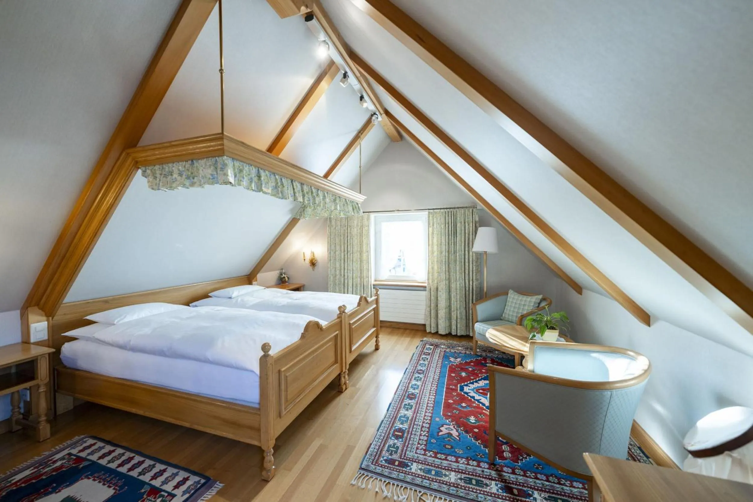 Bed in Hotel Säntis