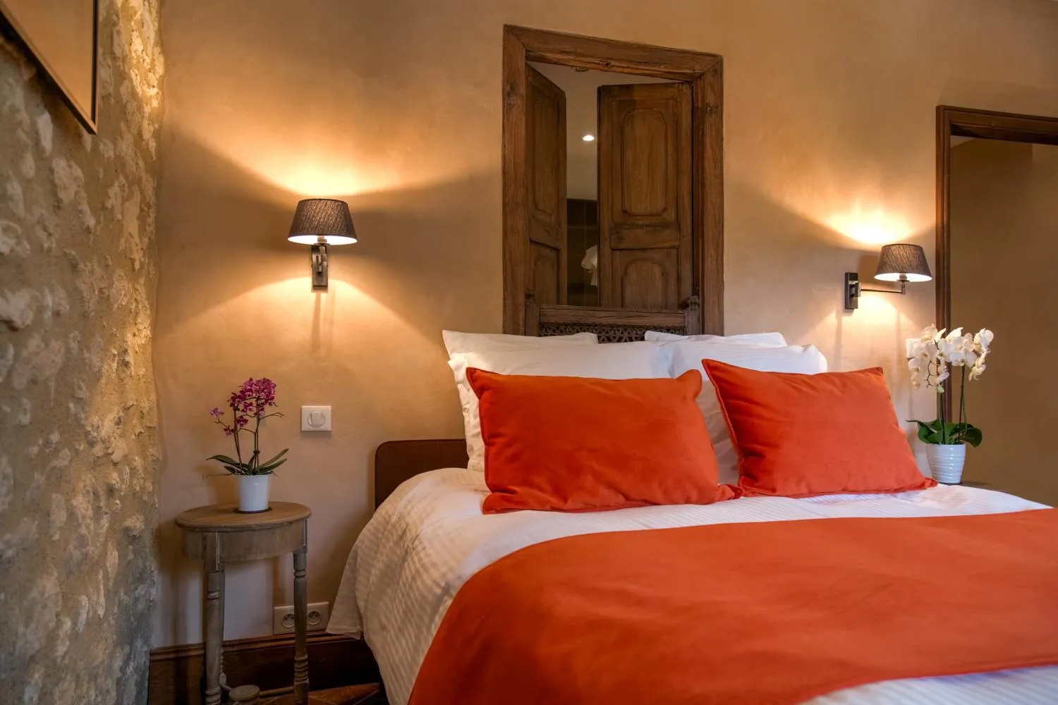 Bed in Chambres d'hôtes Domaine de Nazère