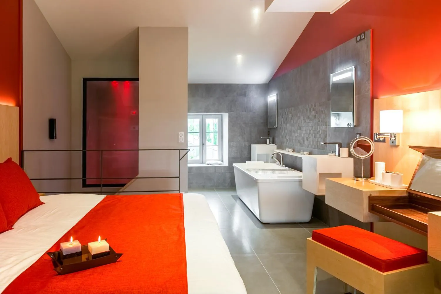 Bed in Chambres d'hôtes Domaine de Nazère