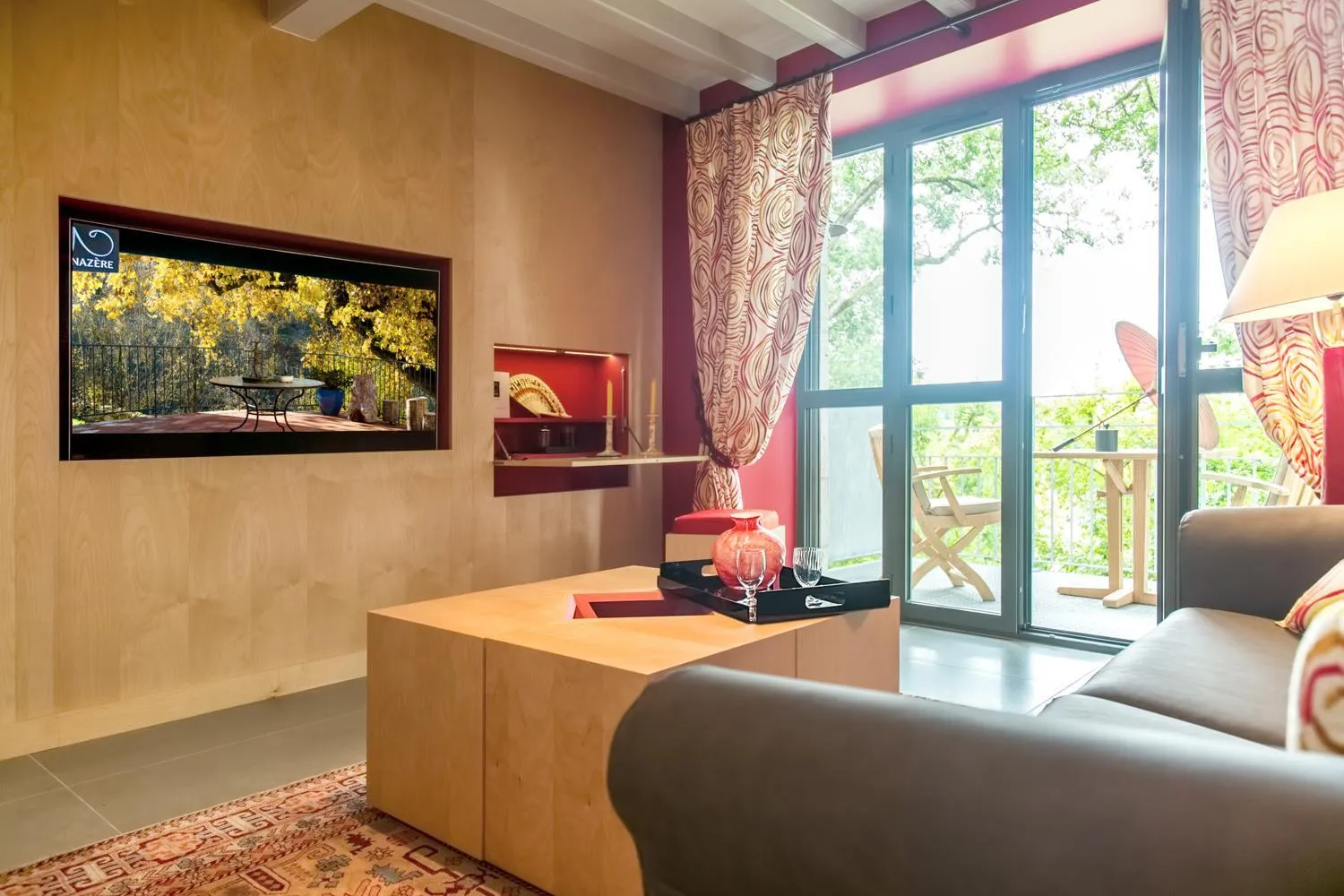 Living room in Chambres d'hôtes Domaine de Nazère