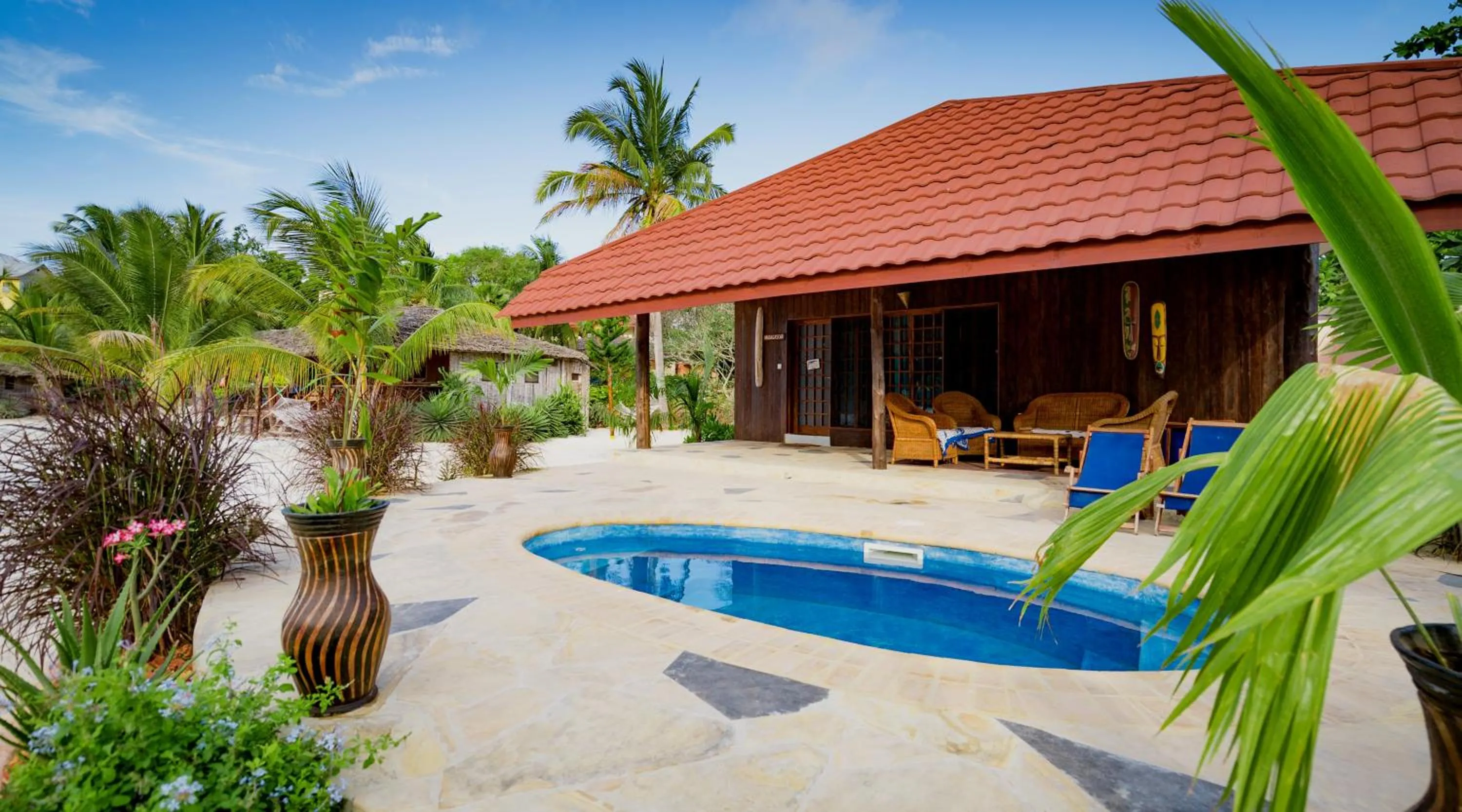 Property building in Kendwa Rocks Hotel