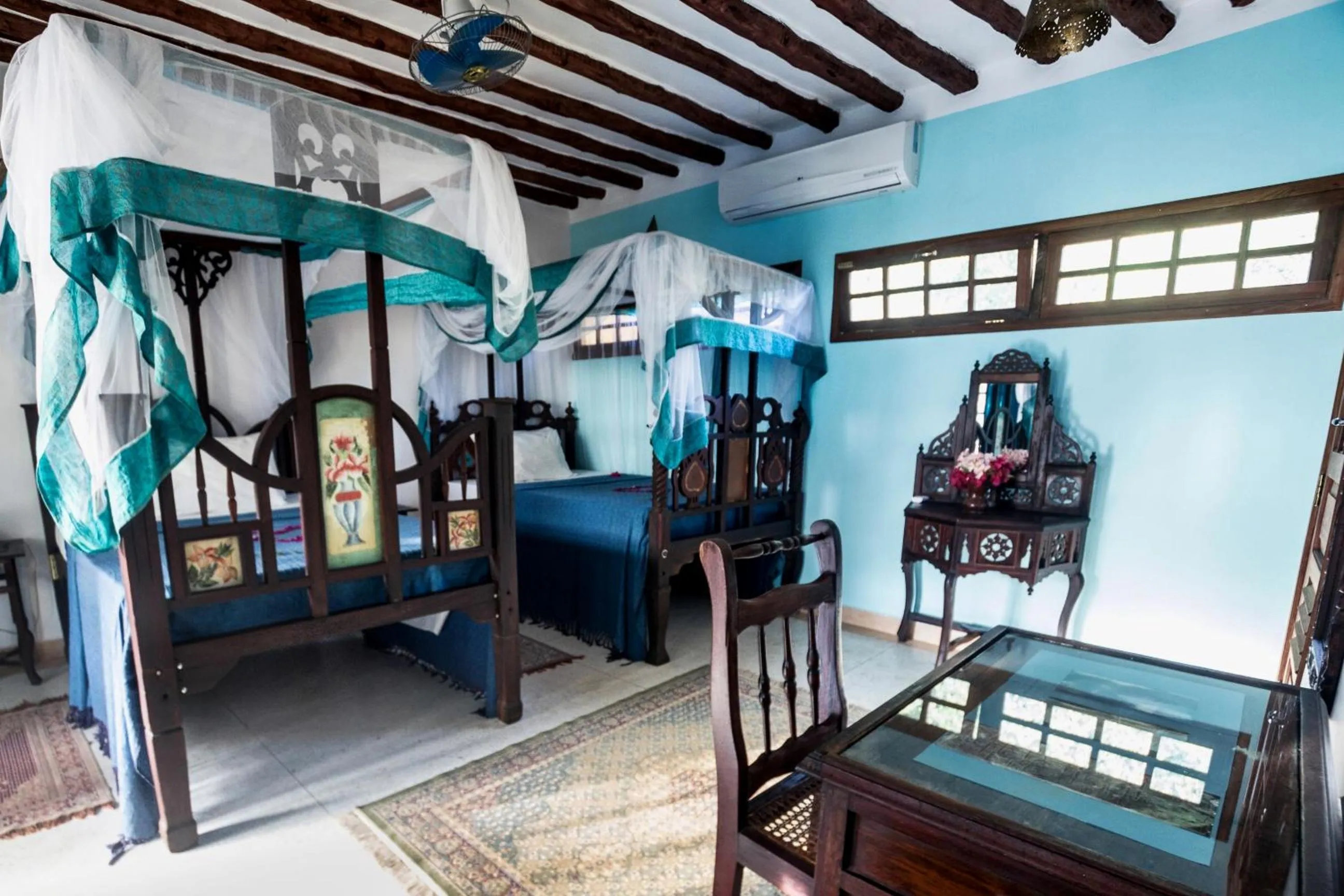 Bed in Kendwa Rocks Hotel