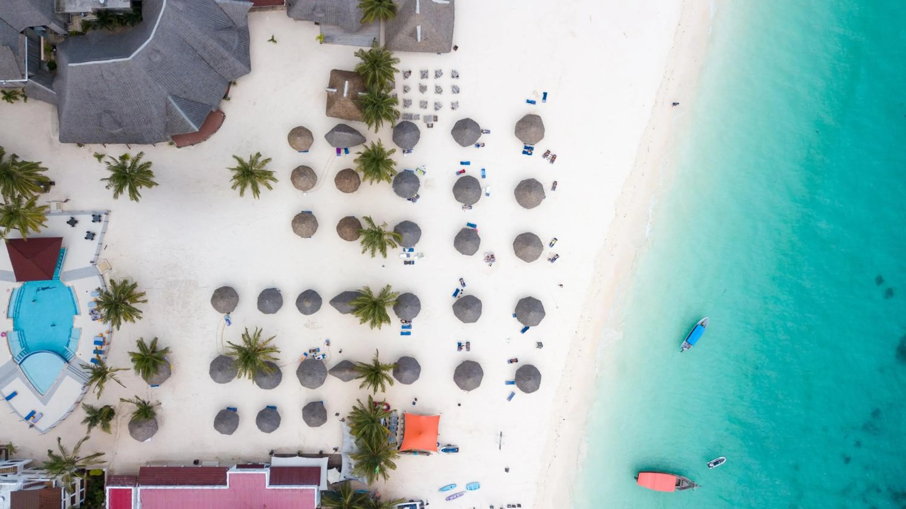 Bird's eye view in Kendwa Rocks Hotel