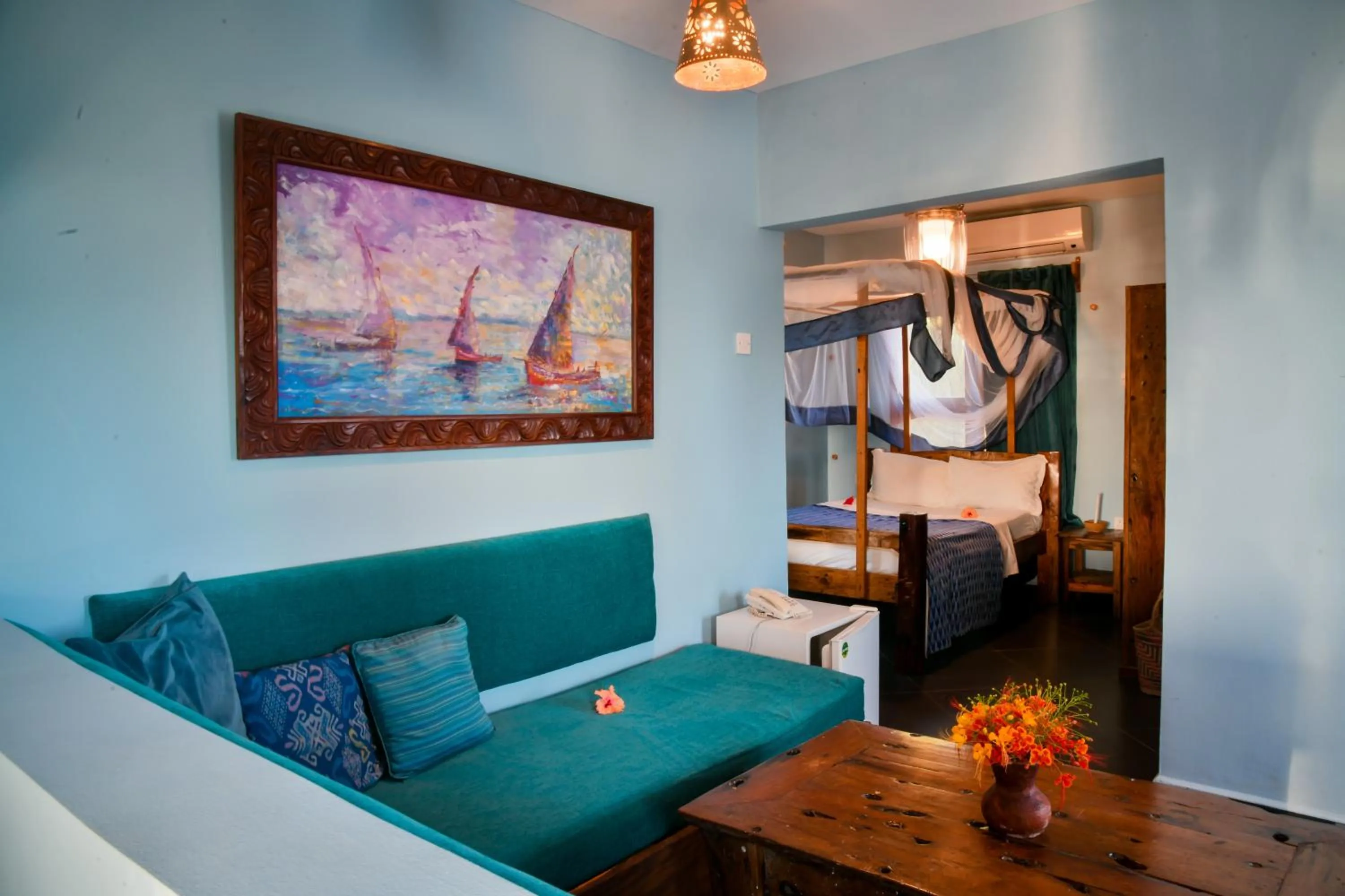 Seating area in Kendwa Rocks Hotel