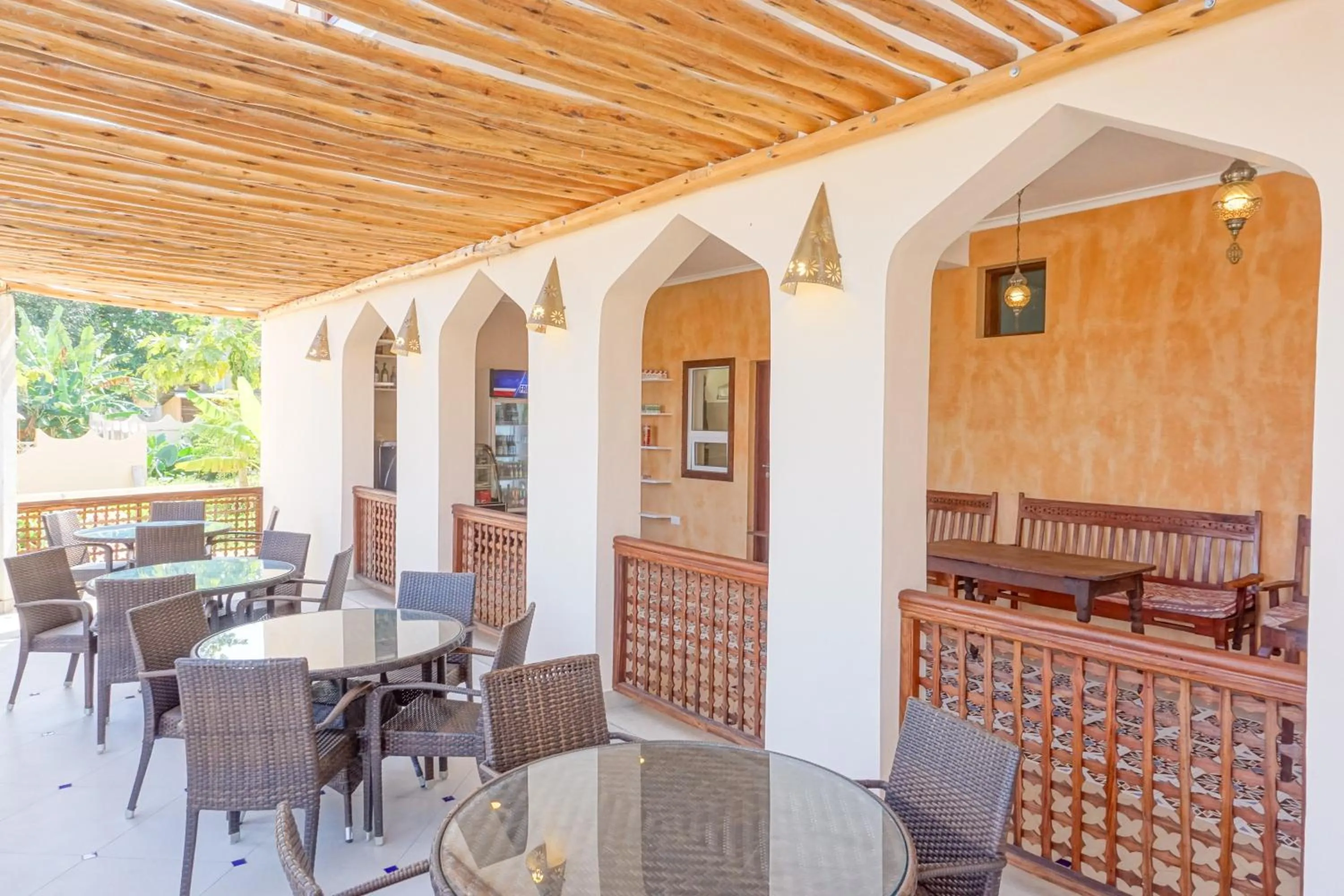 Seating area in Kendwa Rocks Hotel