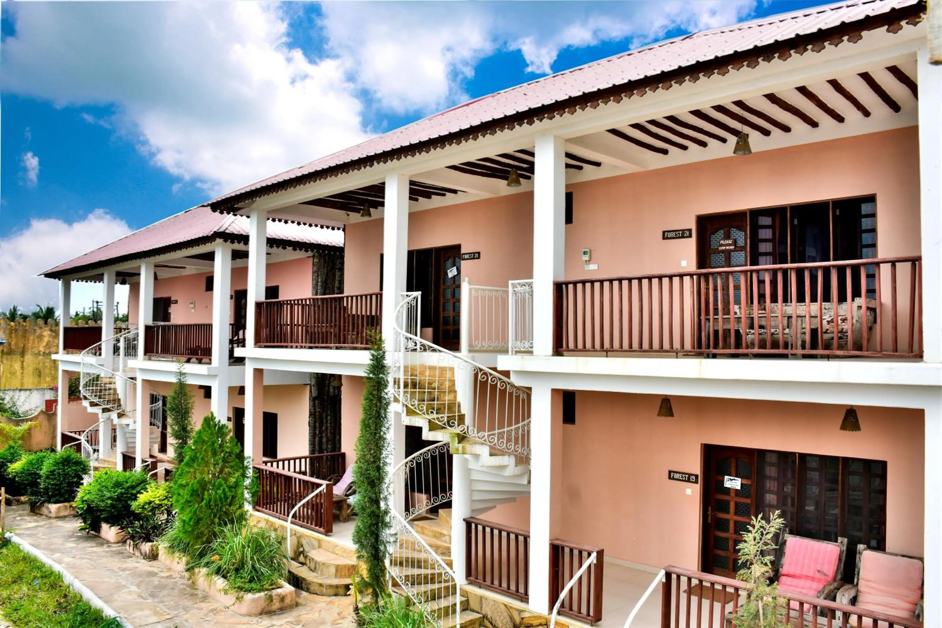 Property building in Kendwa Rocks Hotel
