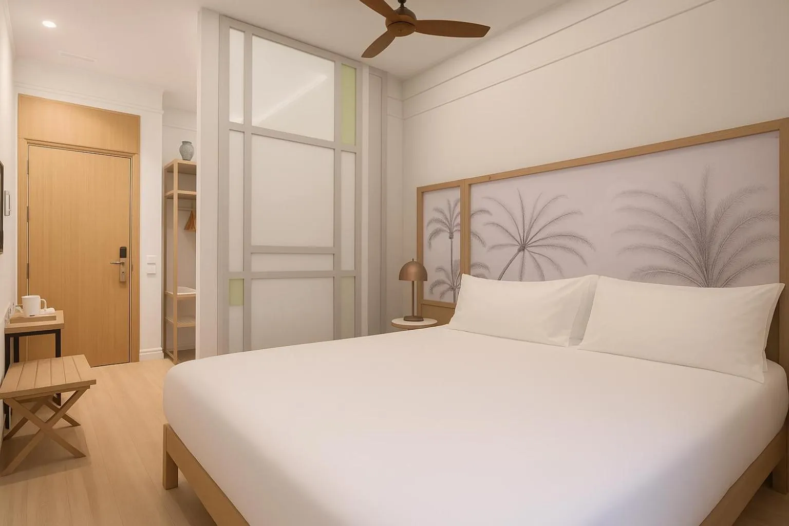 Bedroom, Bed in ICON Malabar
