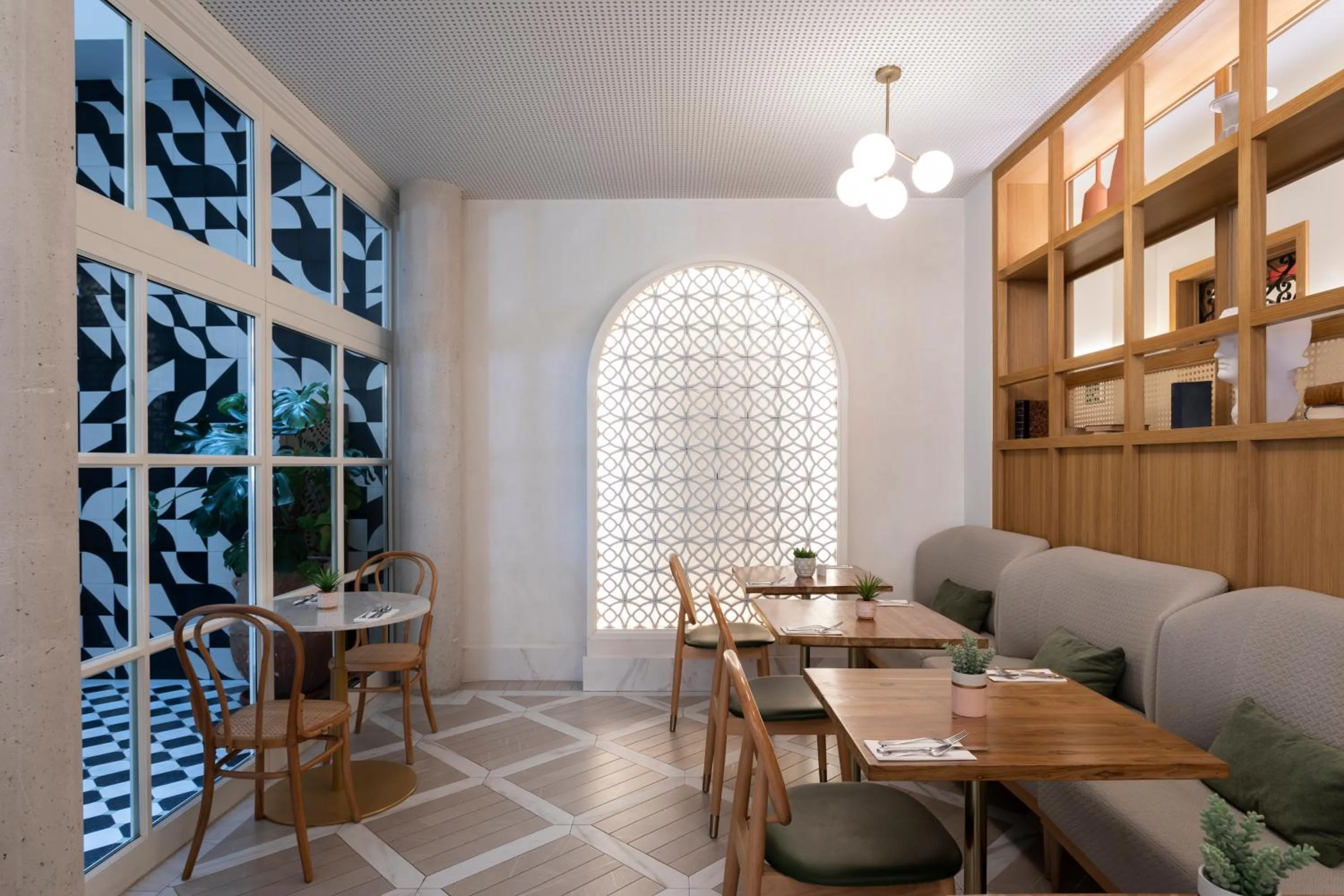 Dining area in ICON Malabar