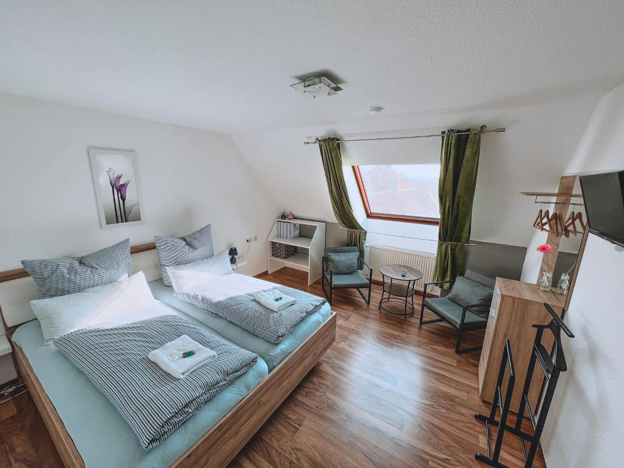 Photo of the whole room, Bed in Hotel Schwarzach am Main