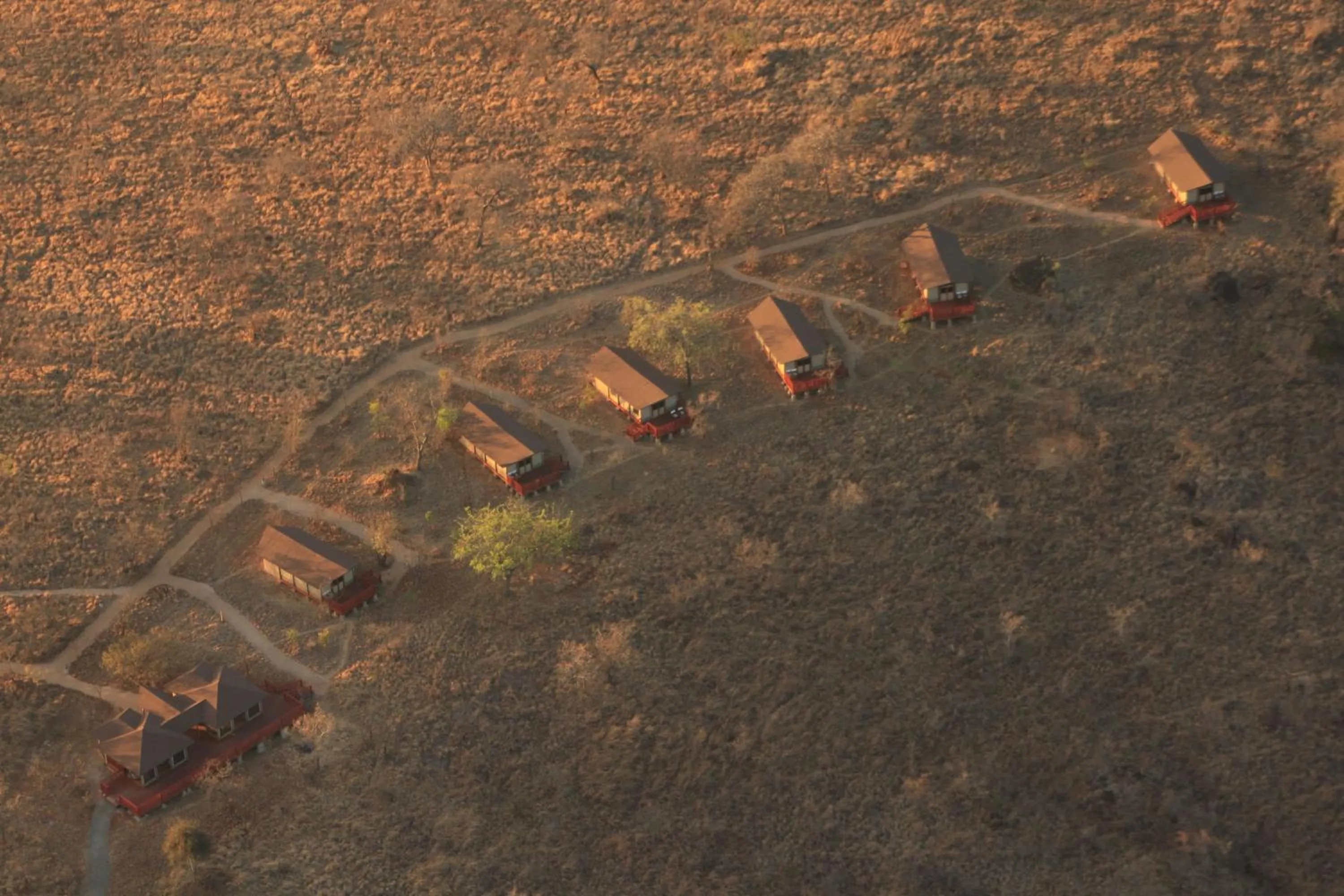 Bird's eye view in Elephant Rock Luxury Camp Tarangire
