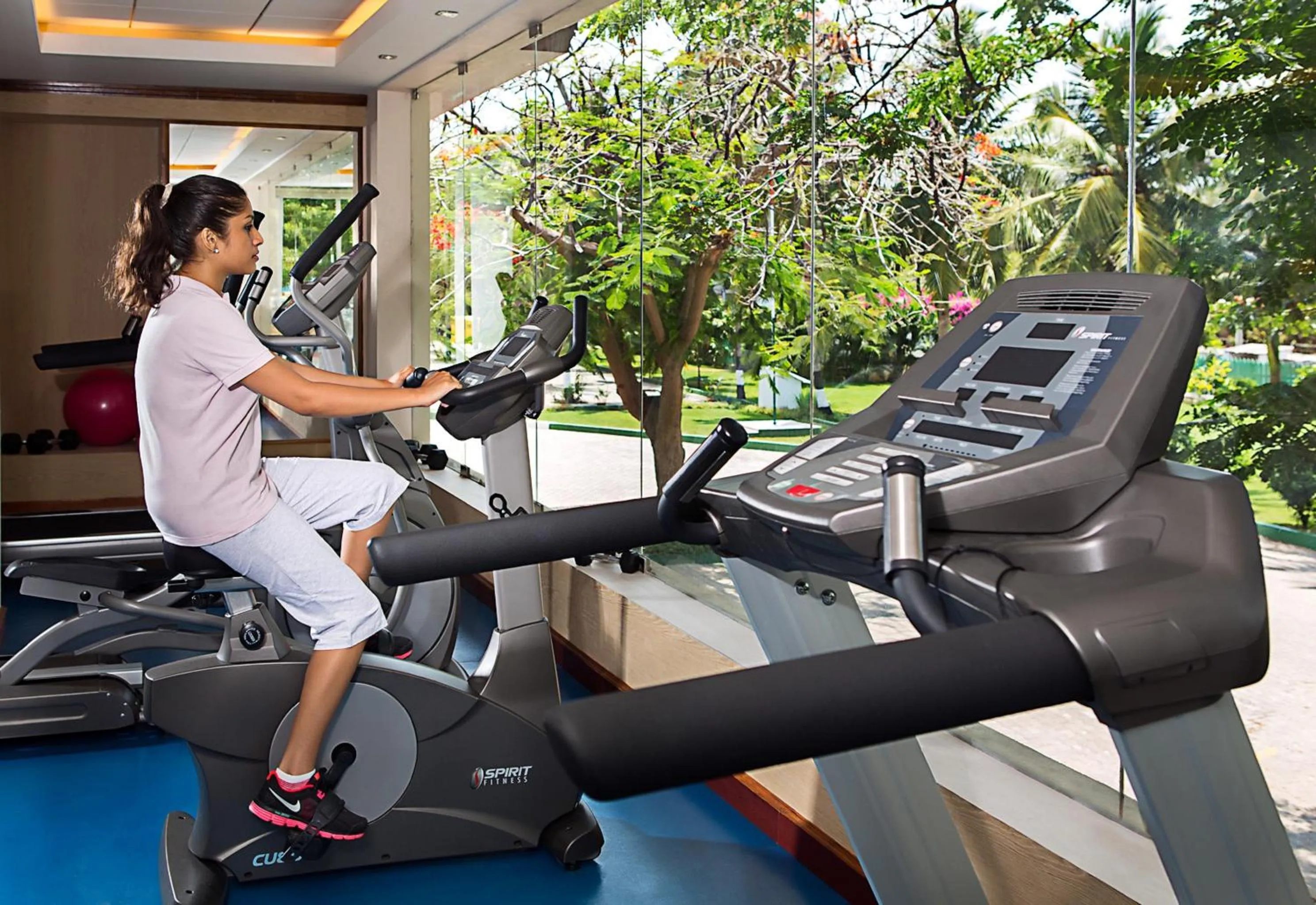 Fitness centre/facilities in Ideal Beach Resort