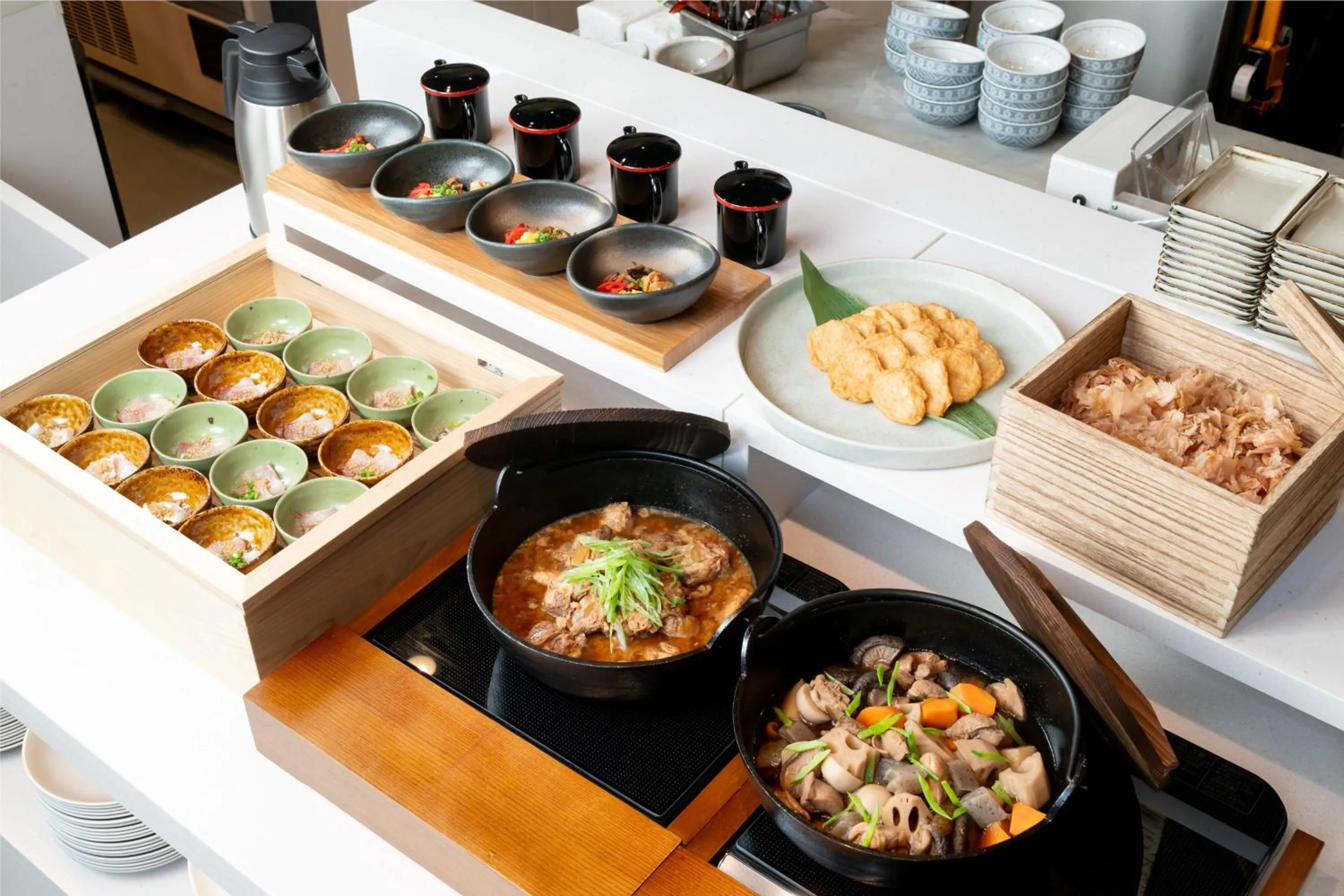 Buffet breakfast in Richmond Hotel Kagoshima Tenmonkan