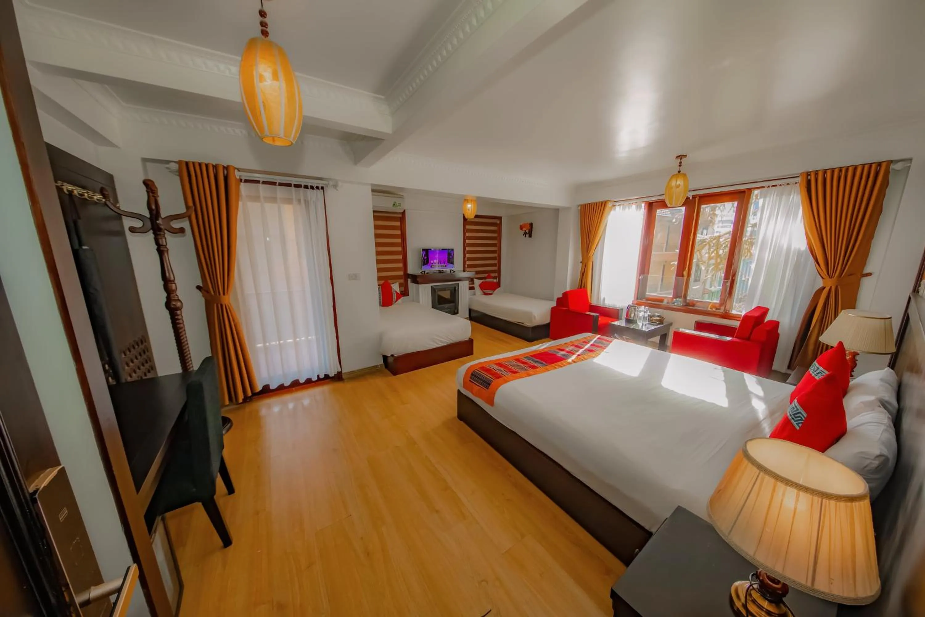 Bed in Sapa Elite Hotel