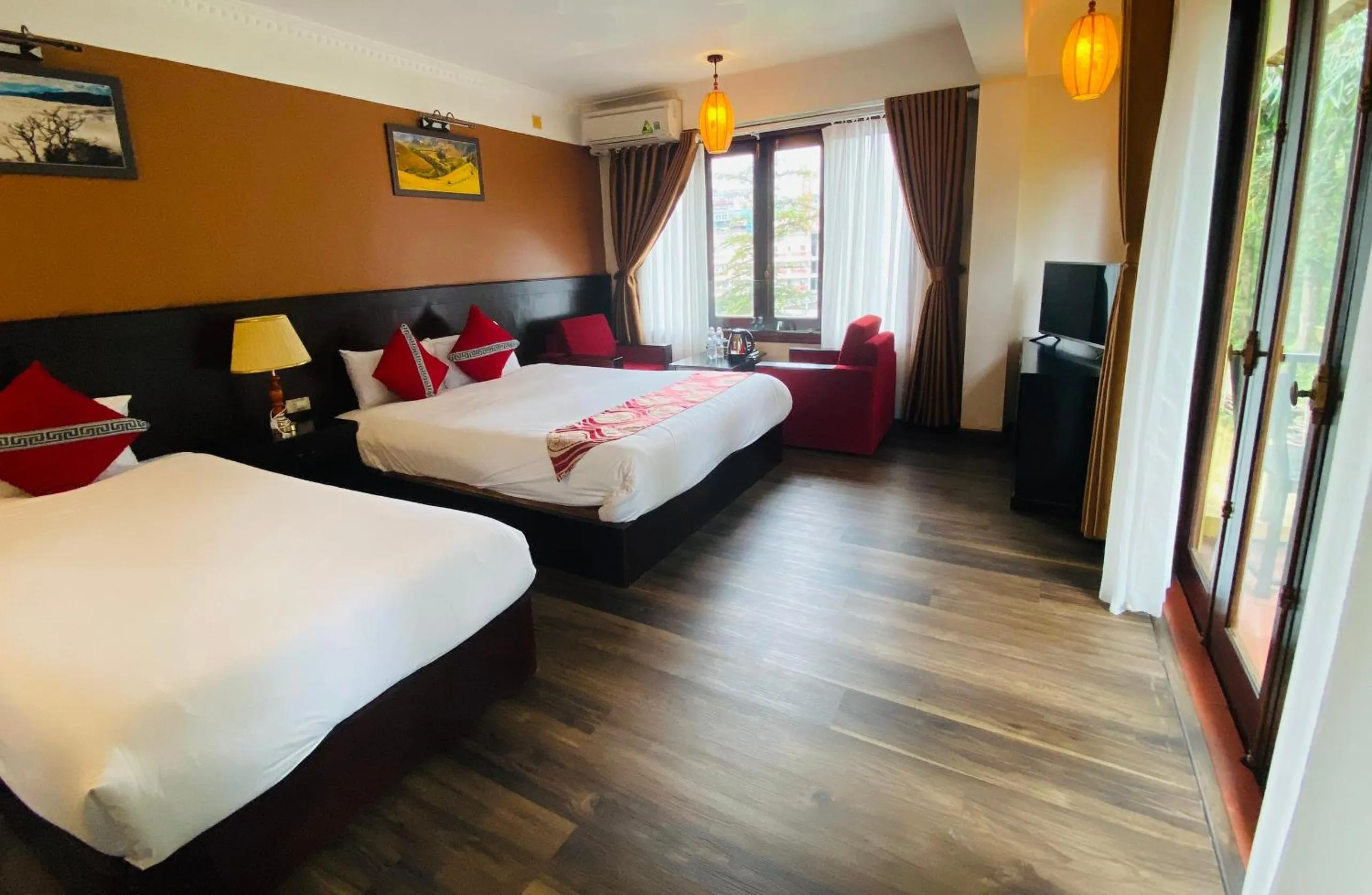 Bed in Sapa Elite Hotel