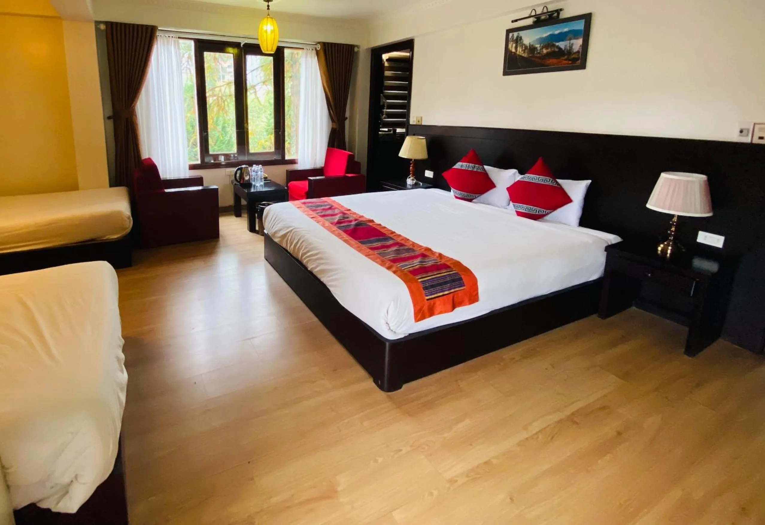 Bed in Sapa Elite Hotel