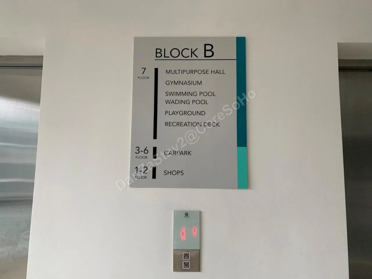 Floor plan in DanZaStay2@CoreSoHo - nearby KLIA