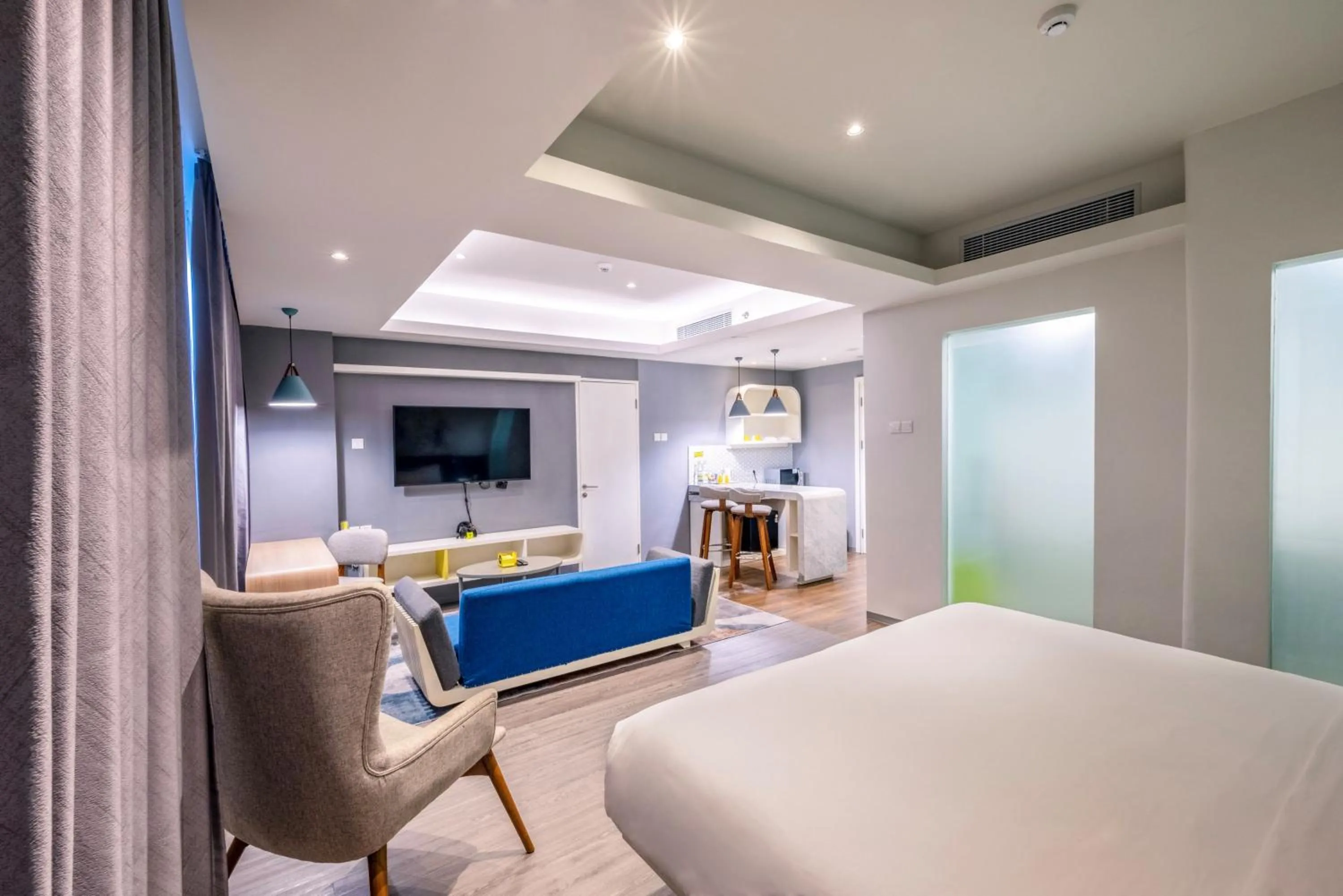 Bed in Yello Hotel Jambi