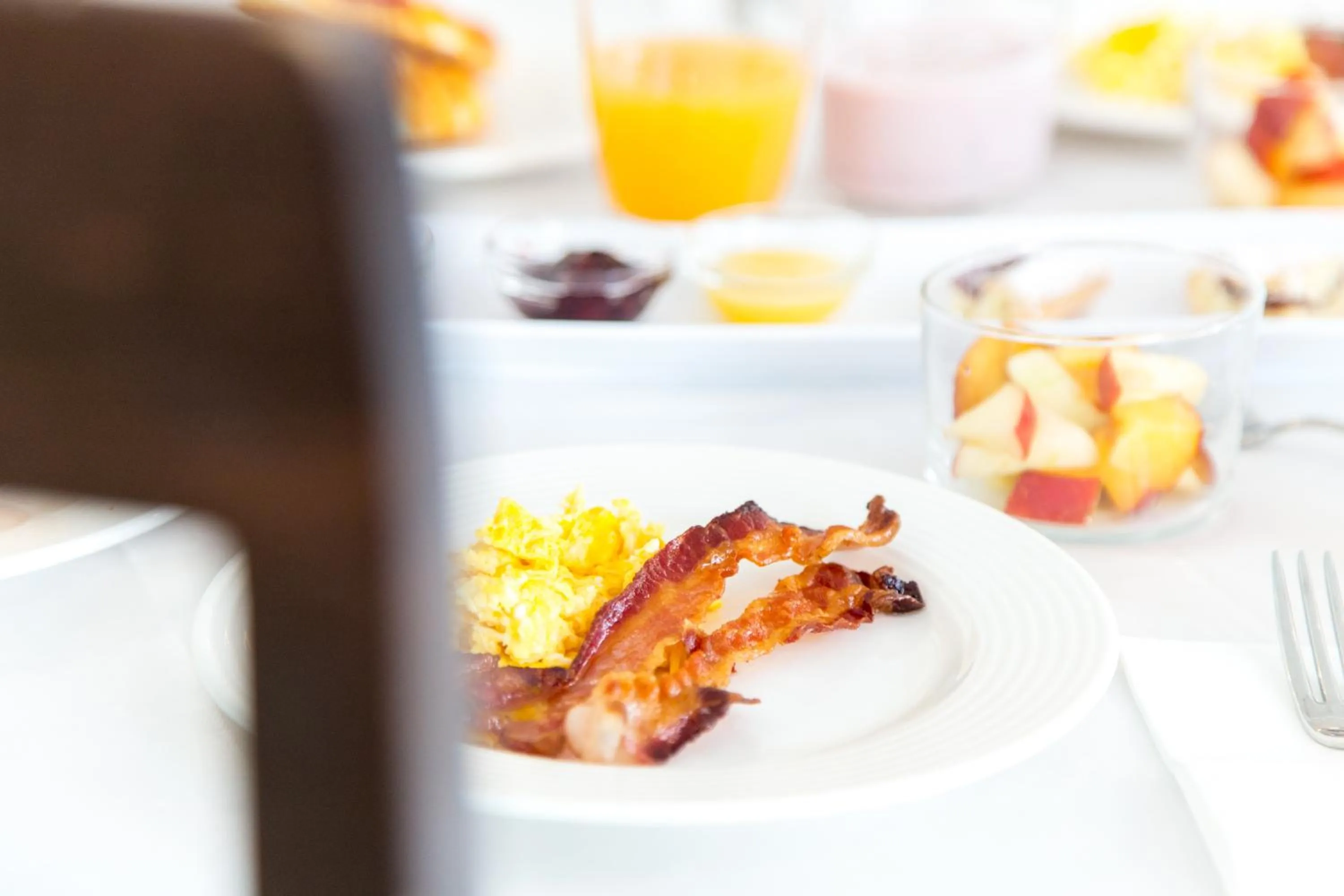 Continental breakfast in Hotel Elite Cattolica