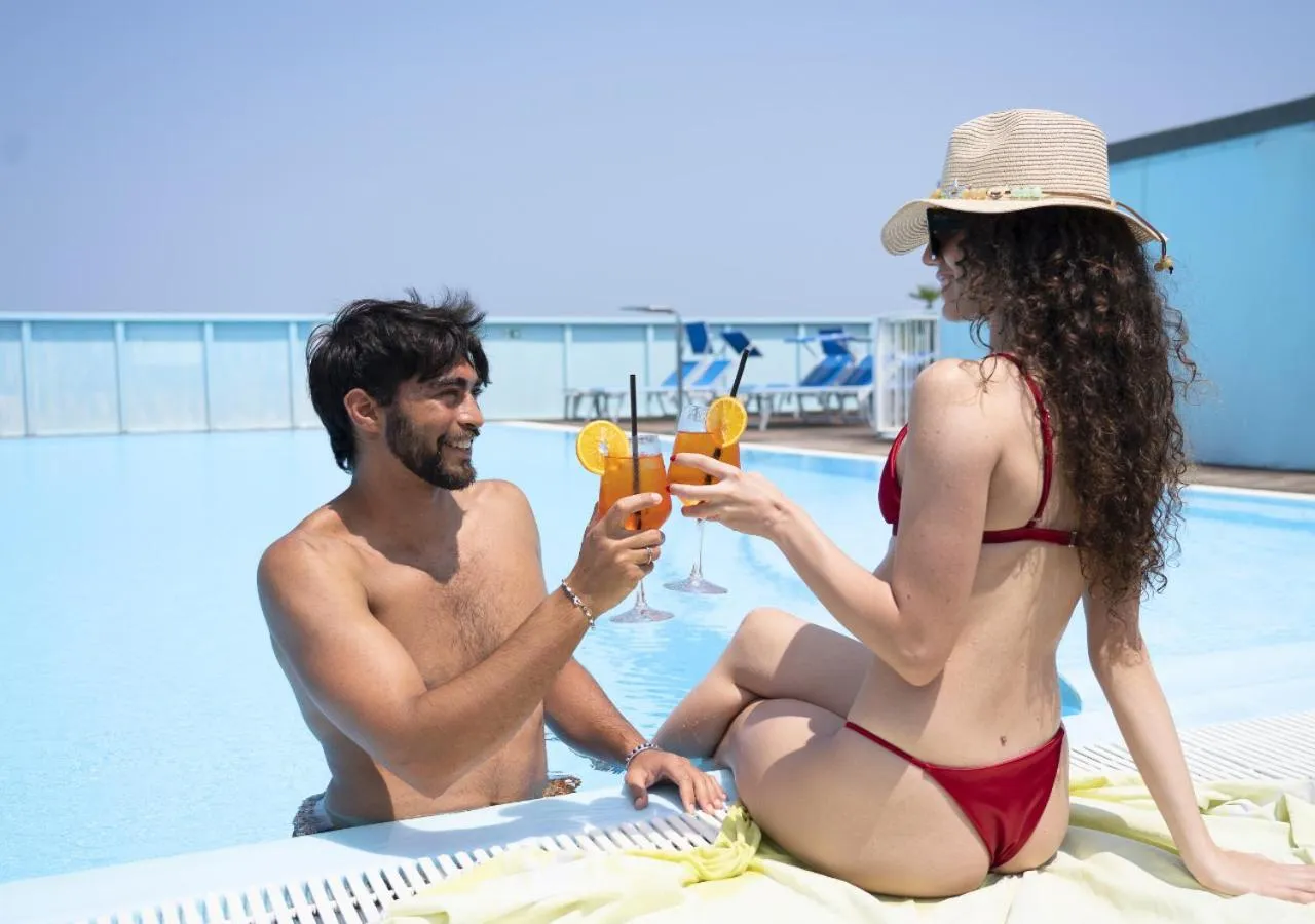 Patio in Hotel Elite Cattolica