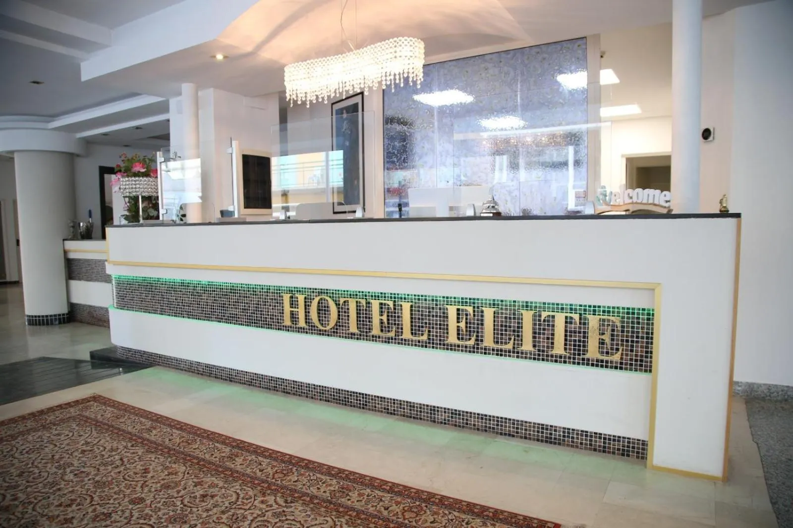 Lobby or reception in Hotel Elite Cattolica