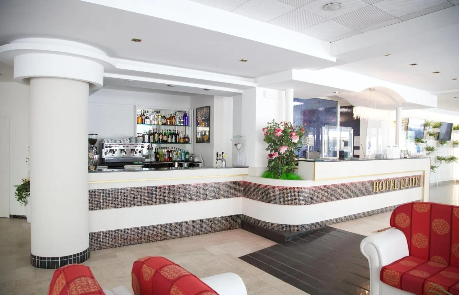 Lobby or reception in Hotel Elite Cattolica