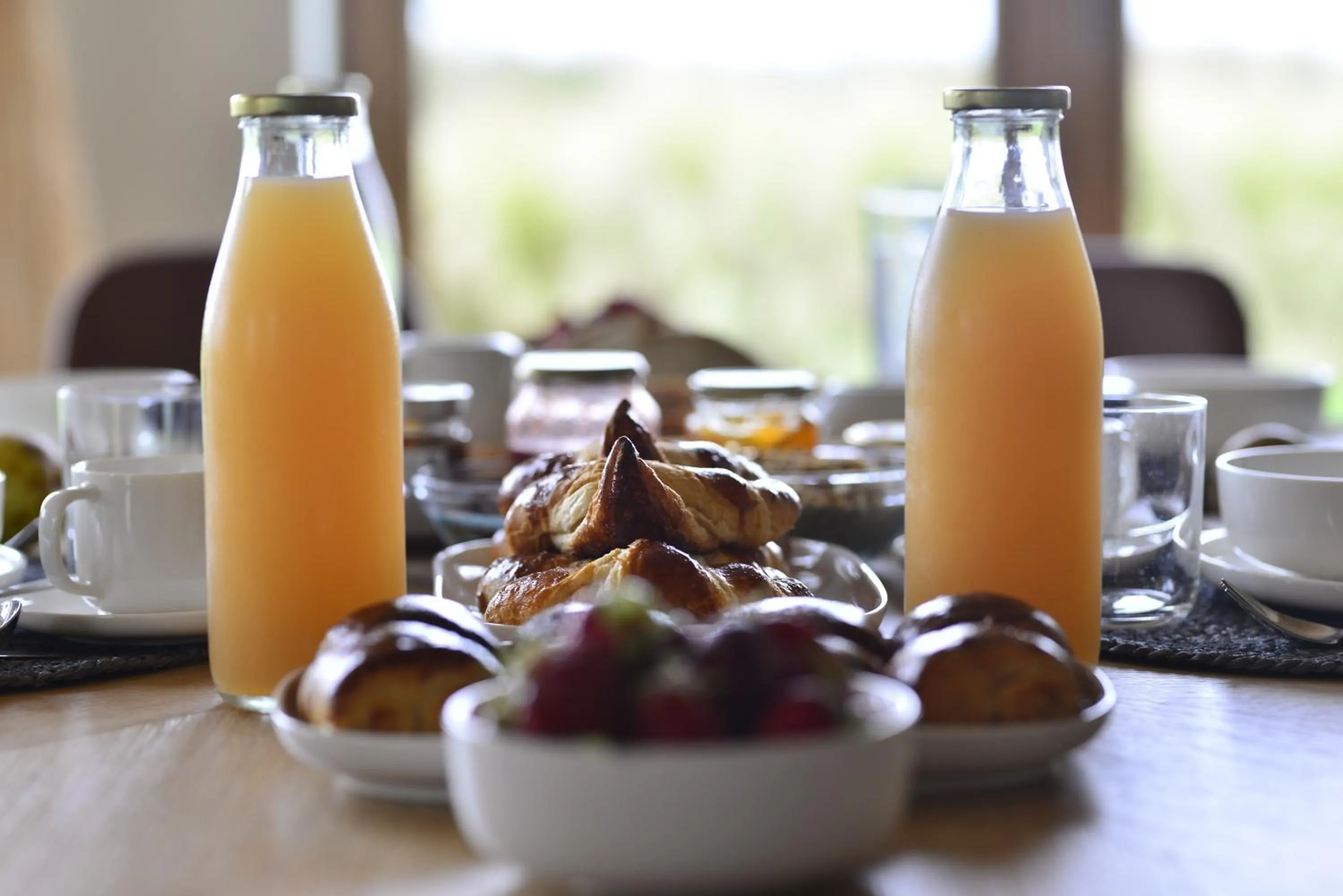 Food and drinks in B&B Entre Champs