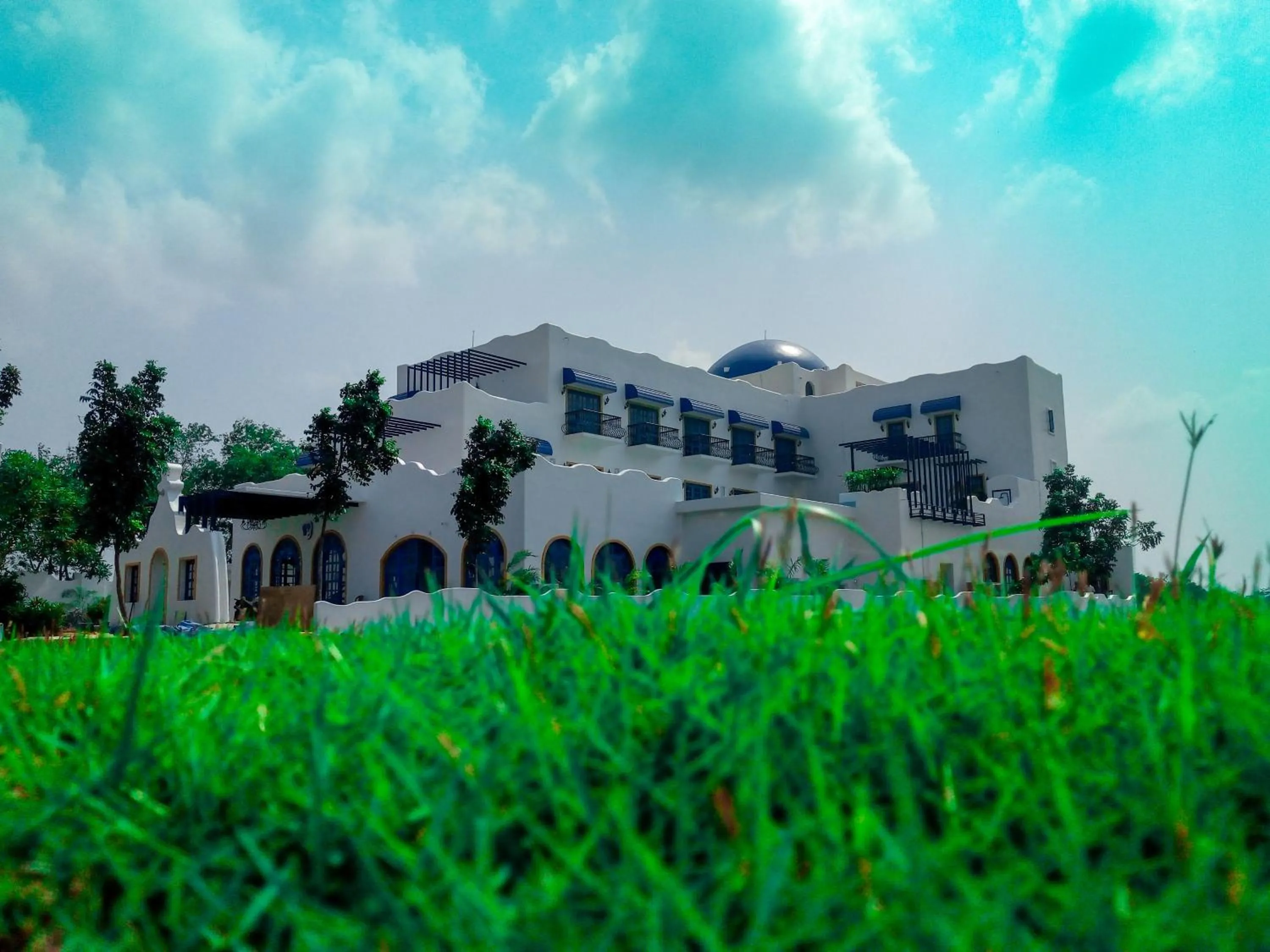 Property building in Ananda Resorts Shantiniketan