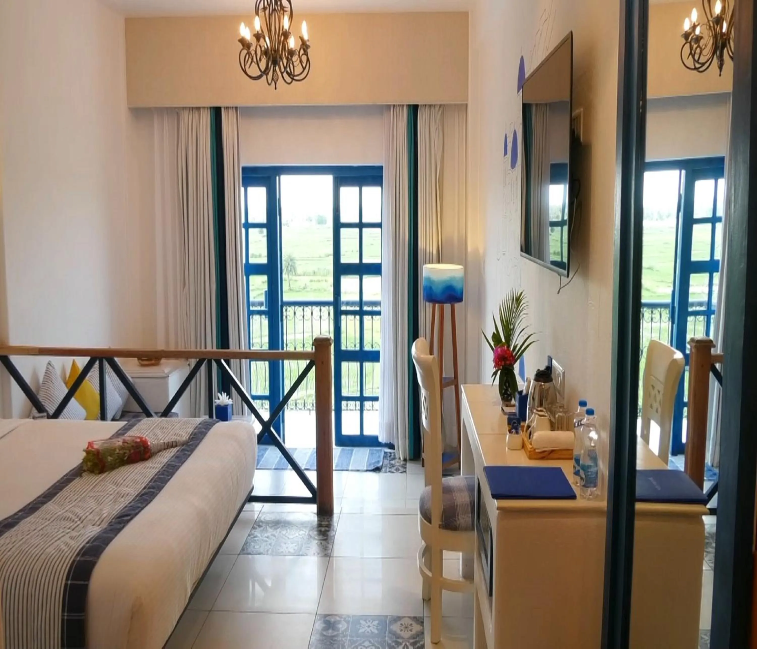 Bed in Ananda Resorts Shantiniketan