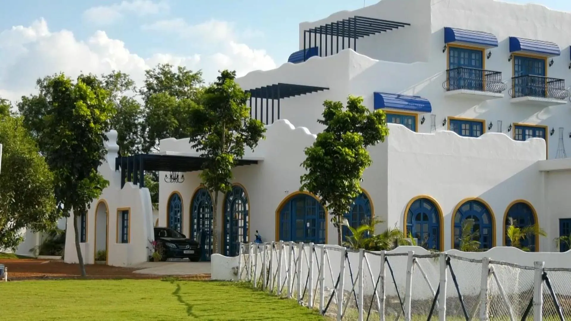 Property building in Ananda Resorts Shantiniketan