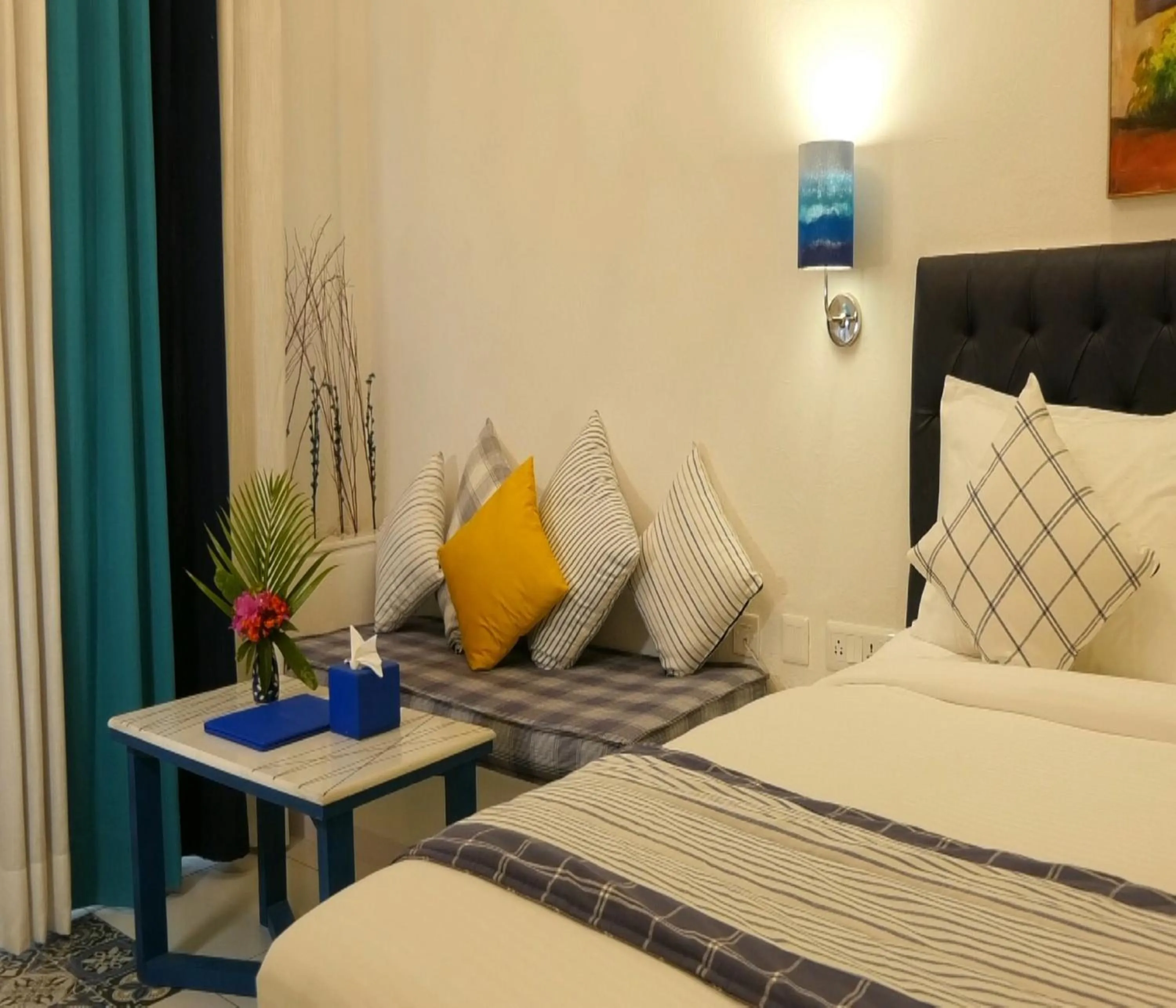 Bed in Ananda Resorts Shantiniketan