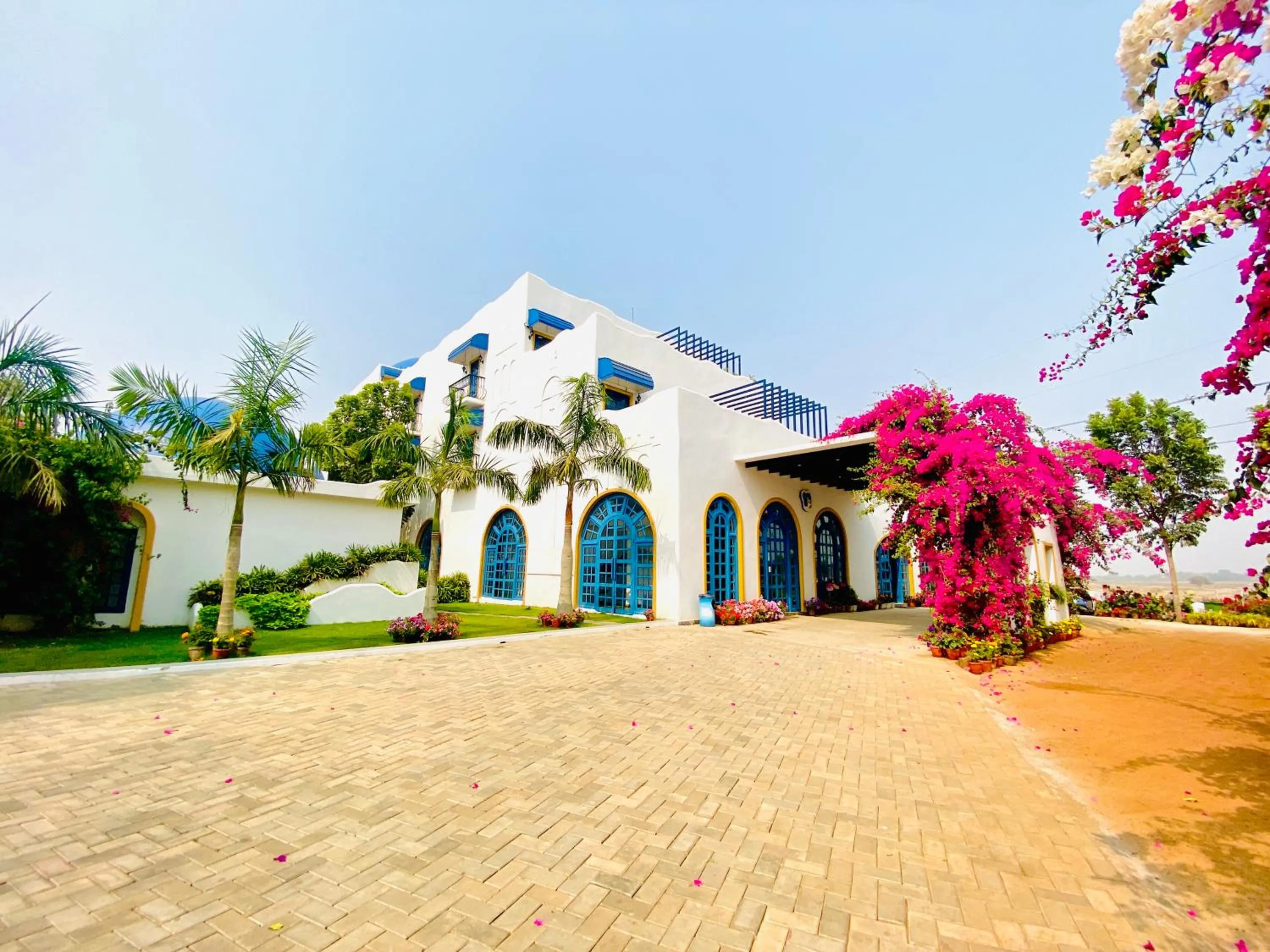 Property building in Ananda Resorts Shantiniketan