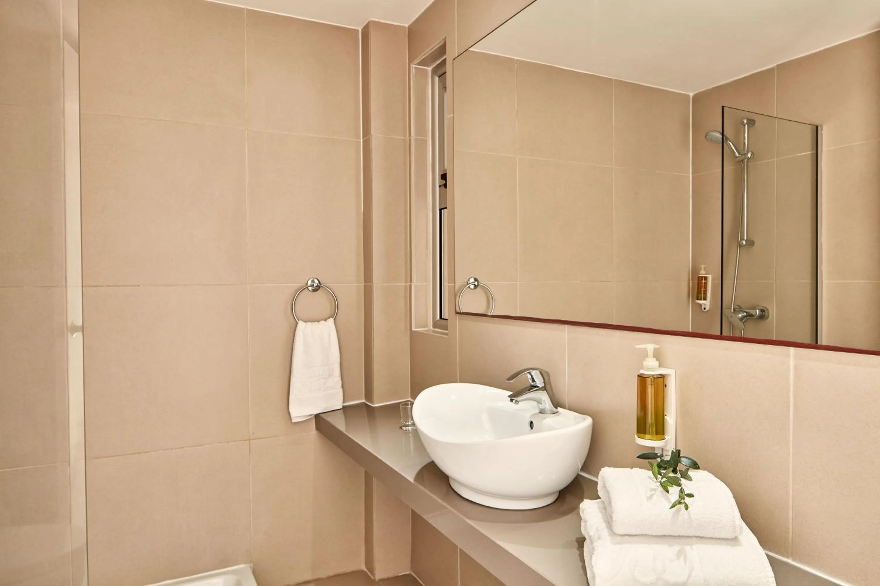 Shower in Atlantica Sancta Napa Hotel