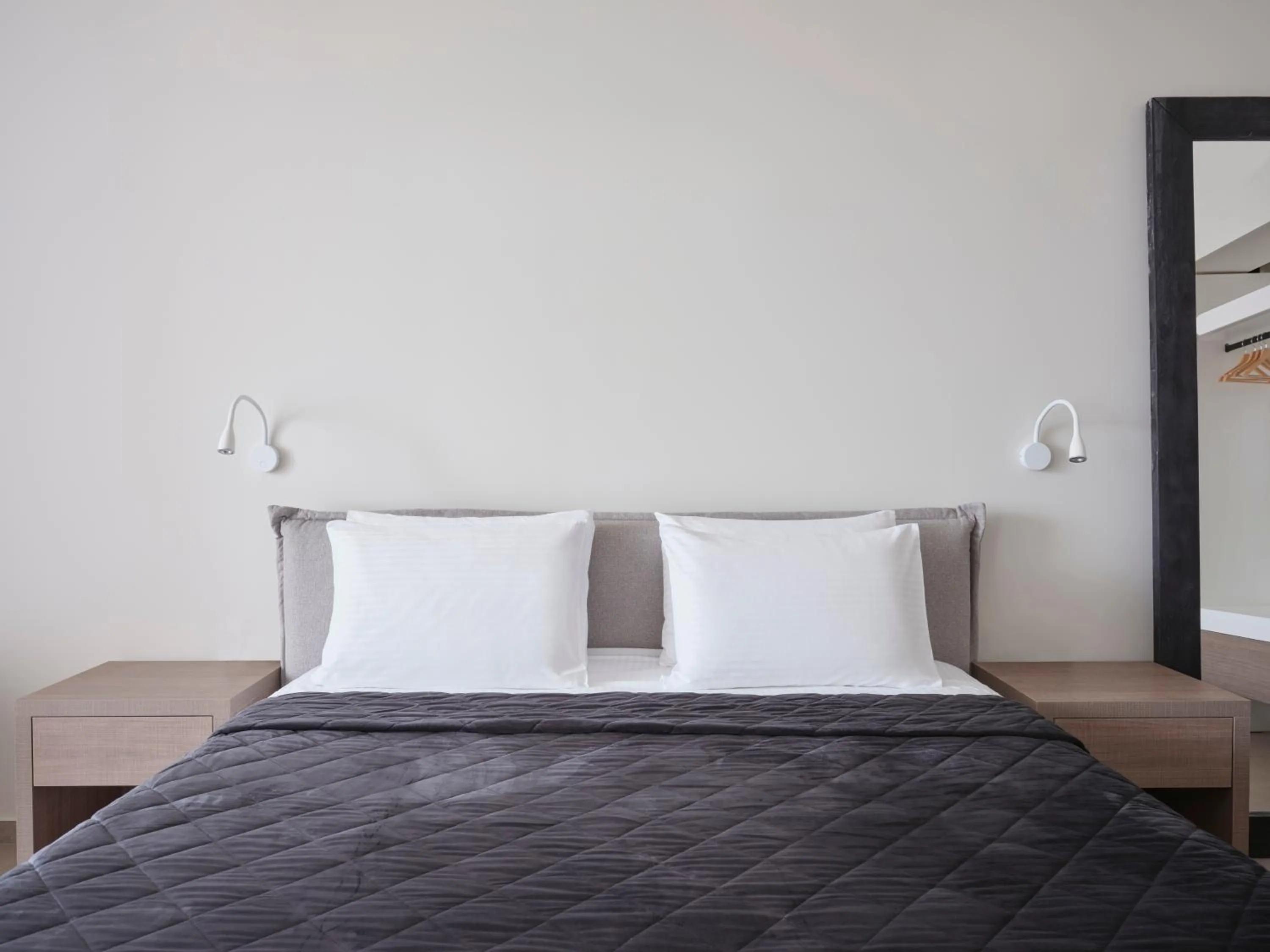 Bed in Atlantica Sancta Napa Hotel