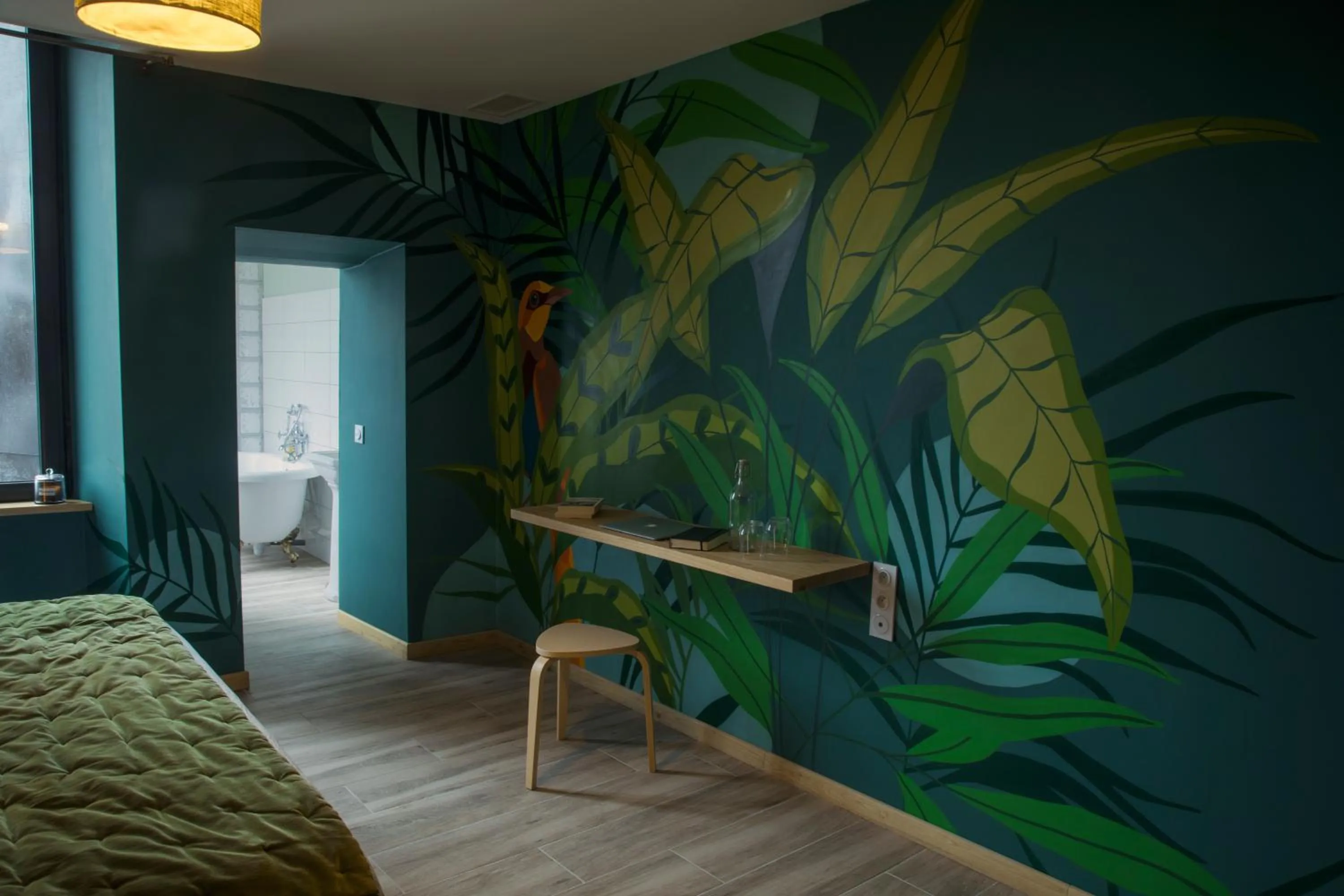 Bedroom in L'Hotel du Garage des Cevennes