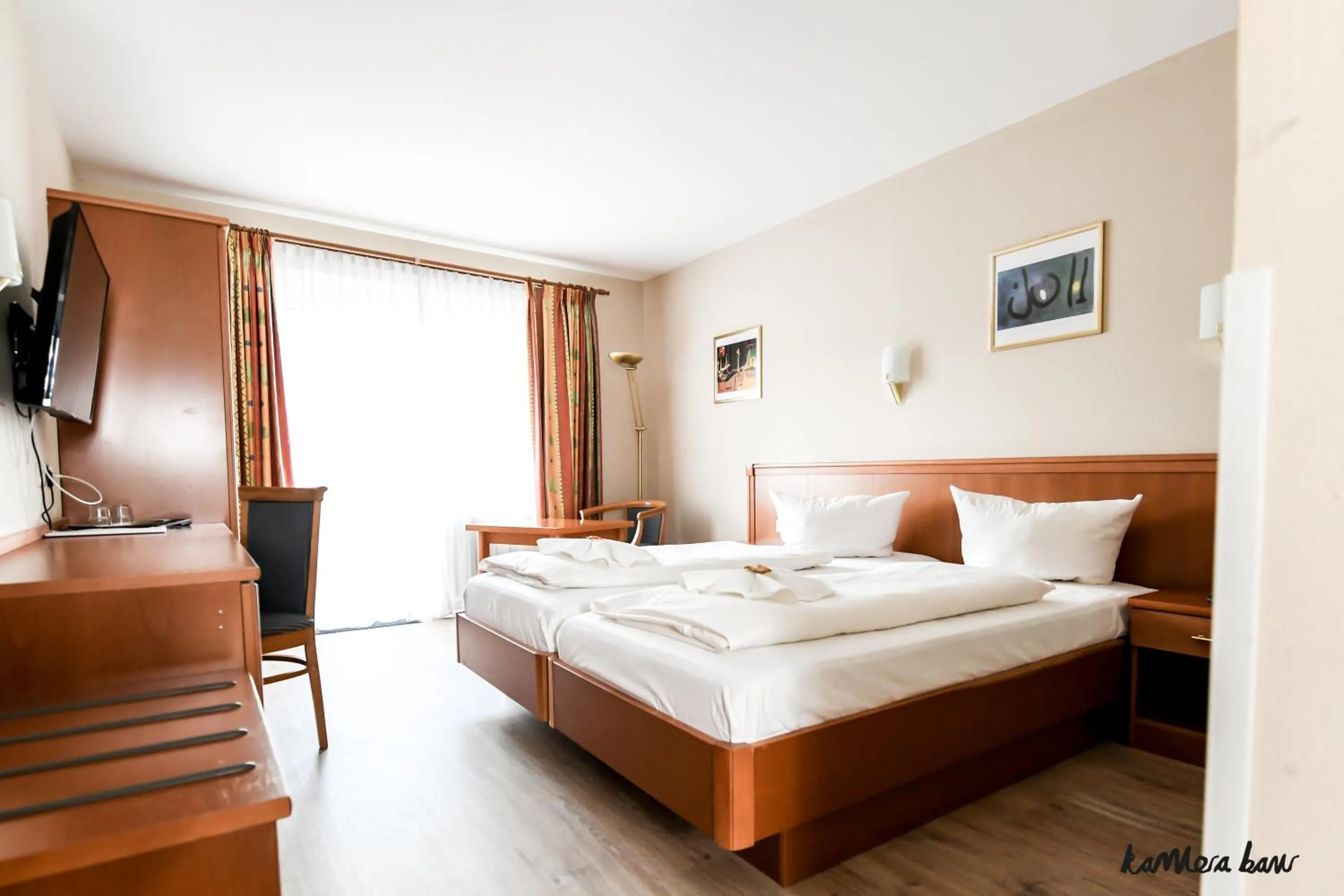 Photo of the whole room, Bed in Hotel Blutenburg