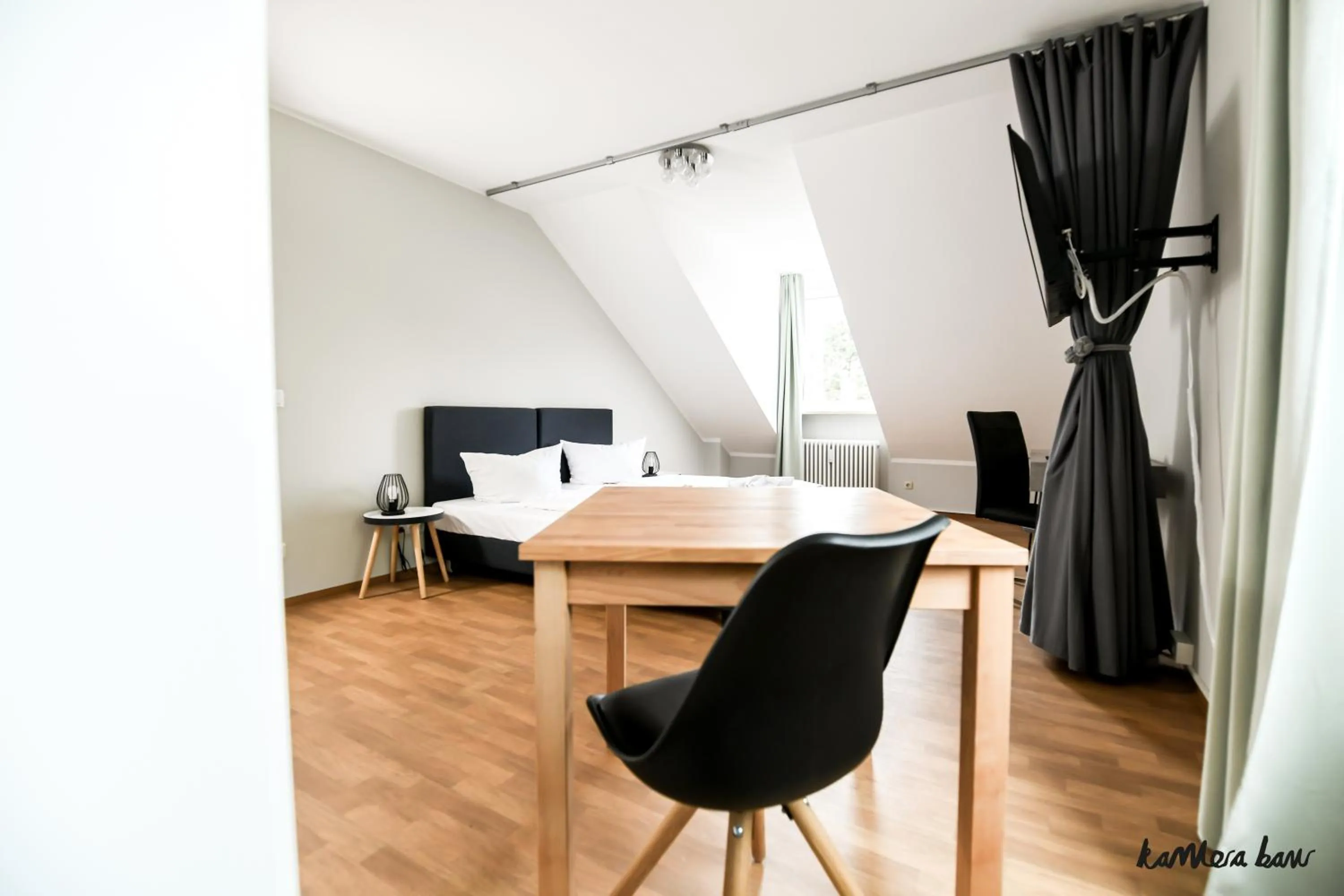 Photo of the whole room, Bed in Hotel Blutenburg