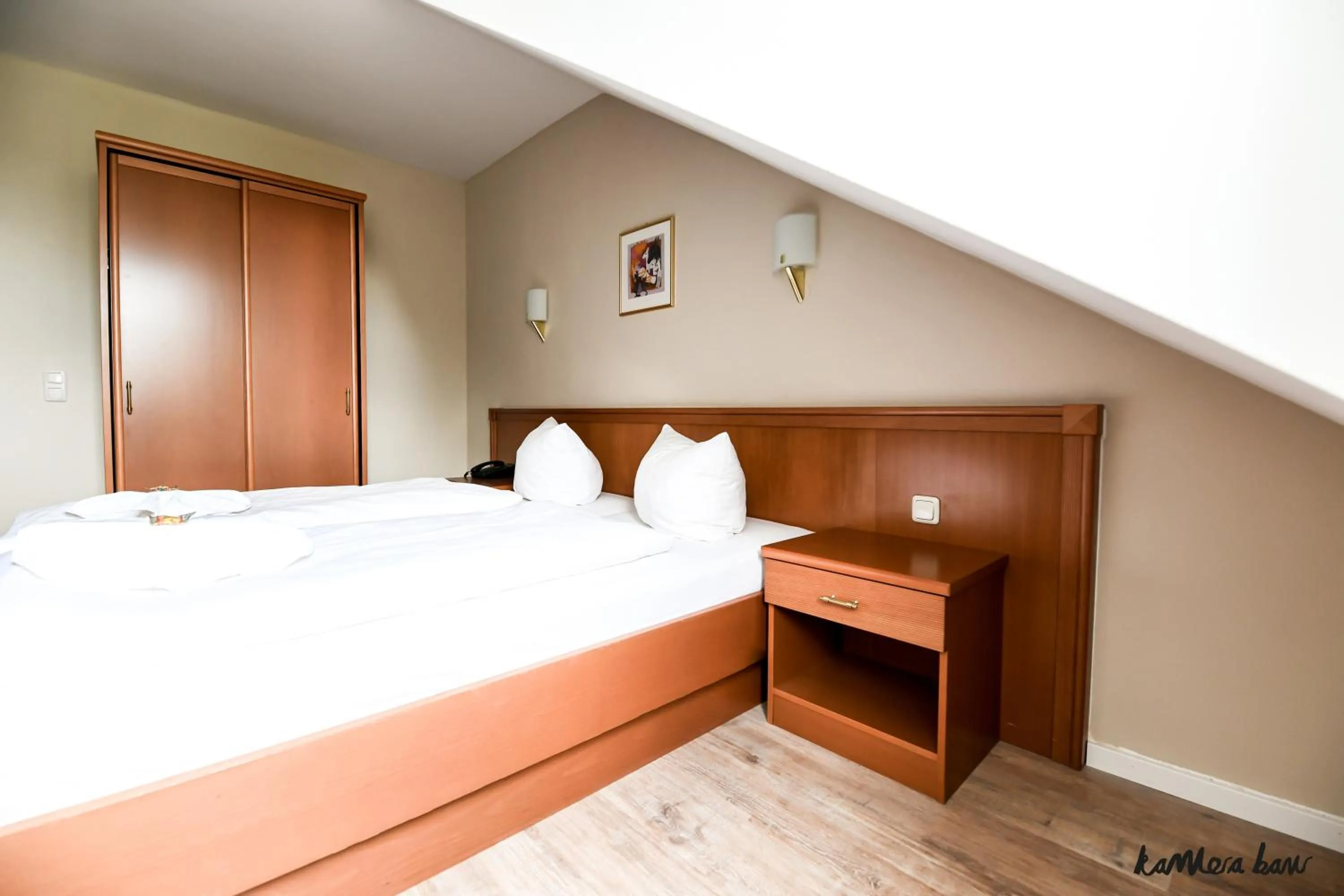 Photo of the whole room, Bed in Hotel Blutenburg