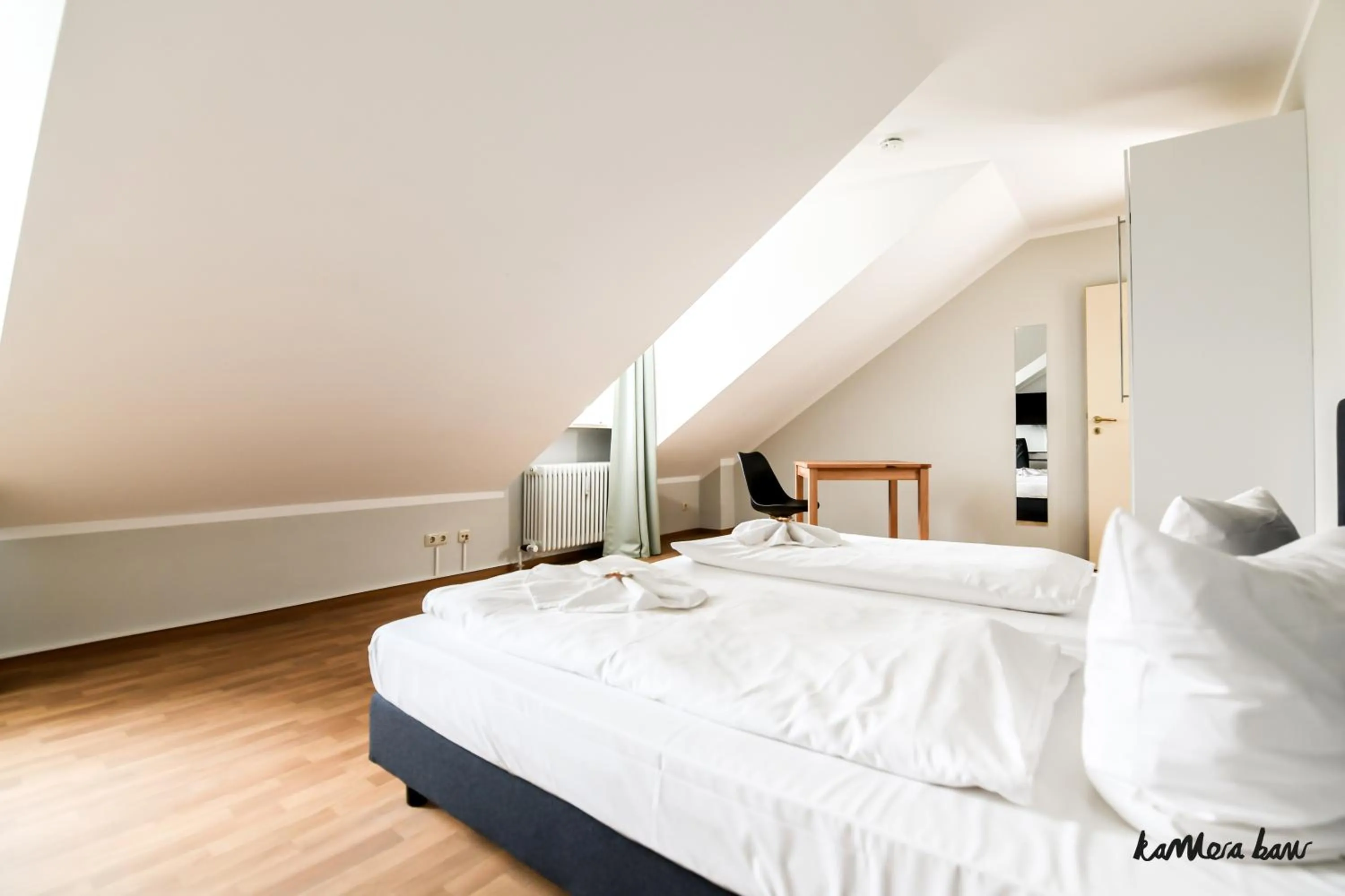 Photo of the whole room, Bed in Hotel Blutenburg