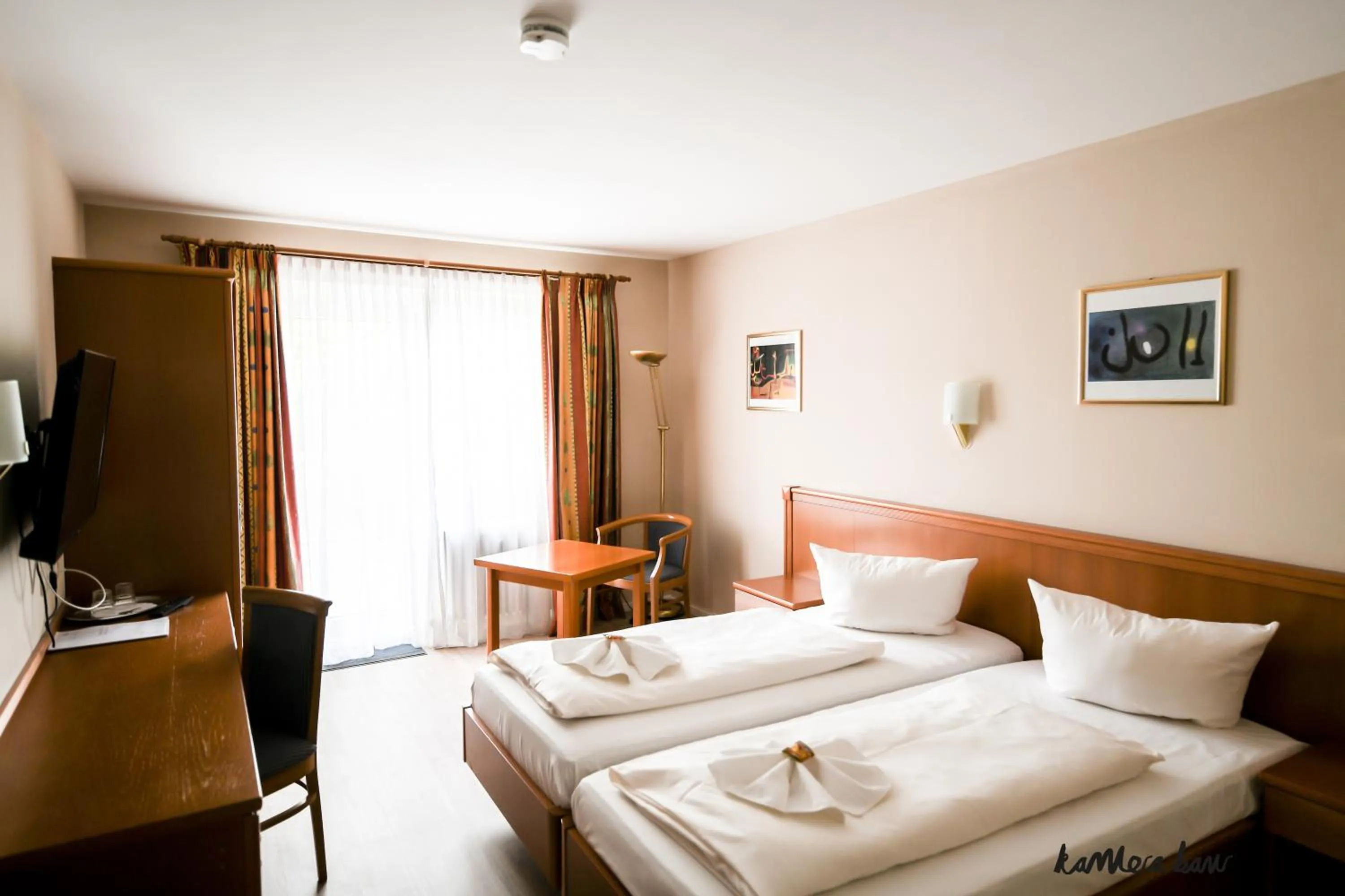 Photo of the whole room, Bed in Hotel Blutenburg